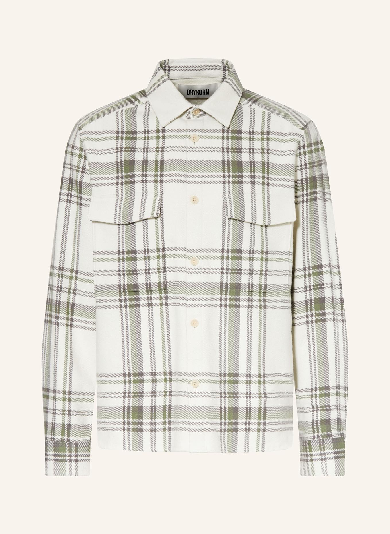 DRYKORN Overjacket GUNRAY: GRÜN/ GRAU/ WEISS