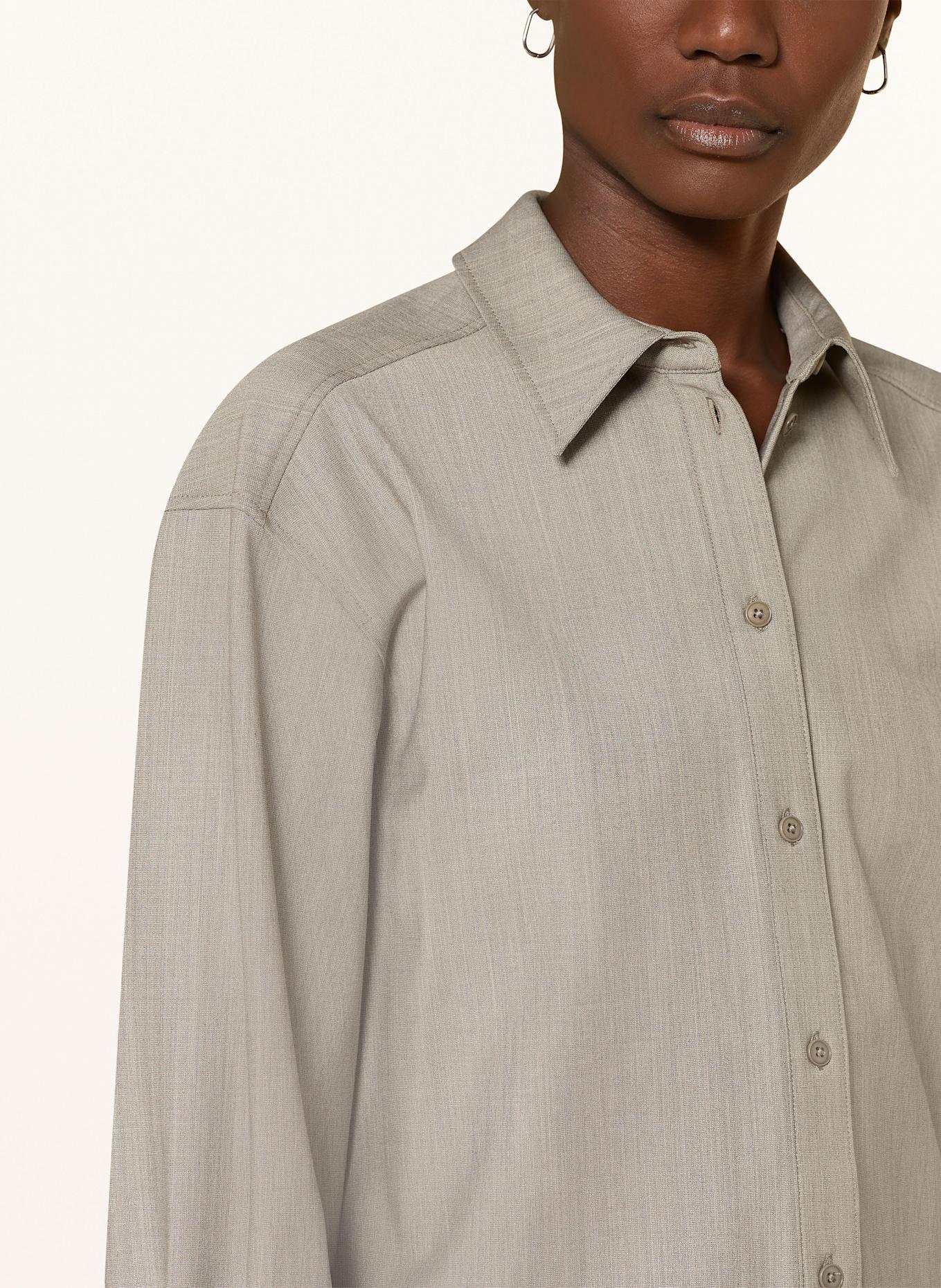 DRYKORN Hemdbluse DHYANA: DUNKELBRAUN