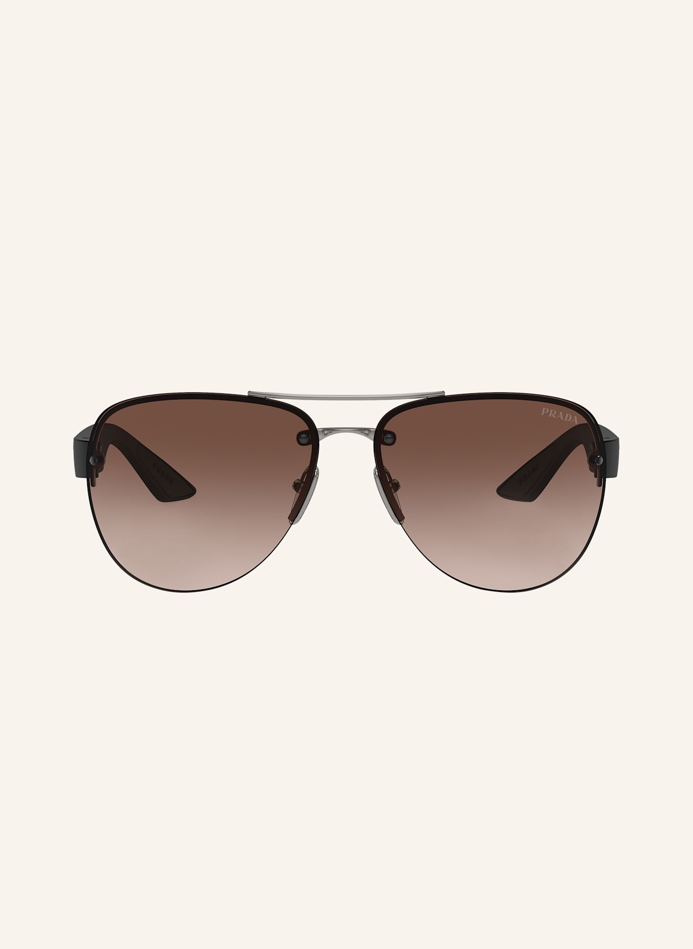 PRADA LINEA ROSSA Sonnenbrille PS 55YS, Farbe: 5AV02P - SCHWARZ/ BRAUN VERLAUF (Bild 2)