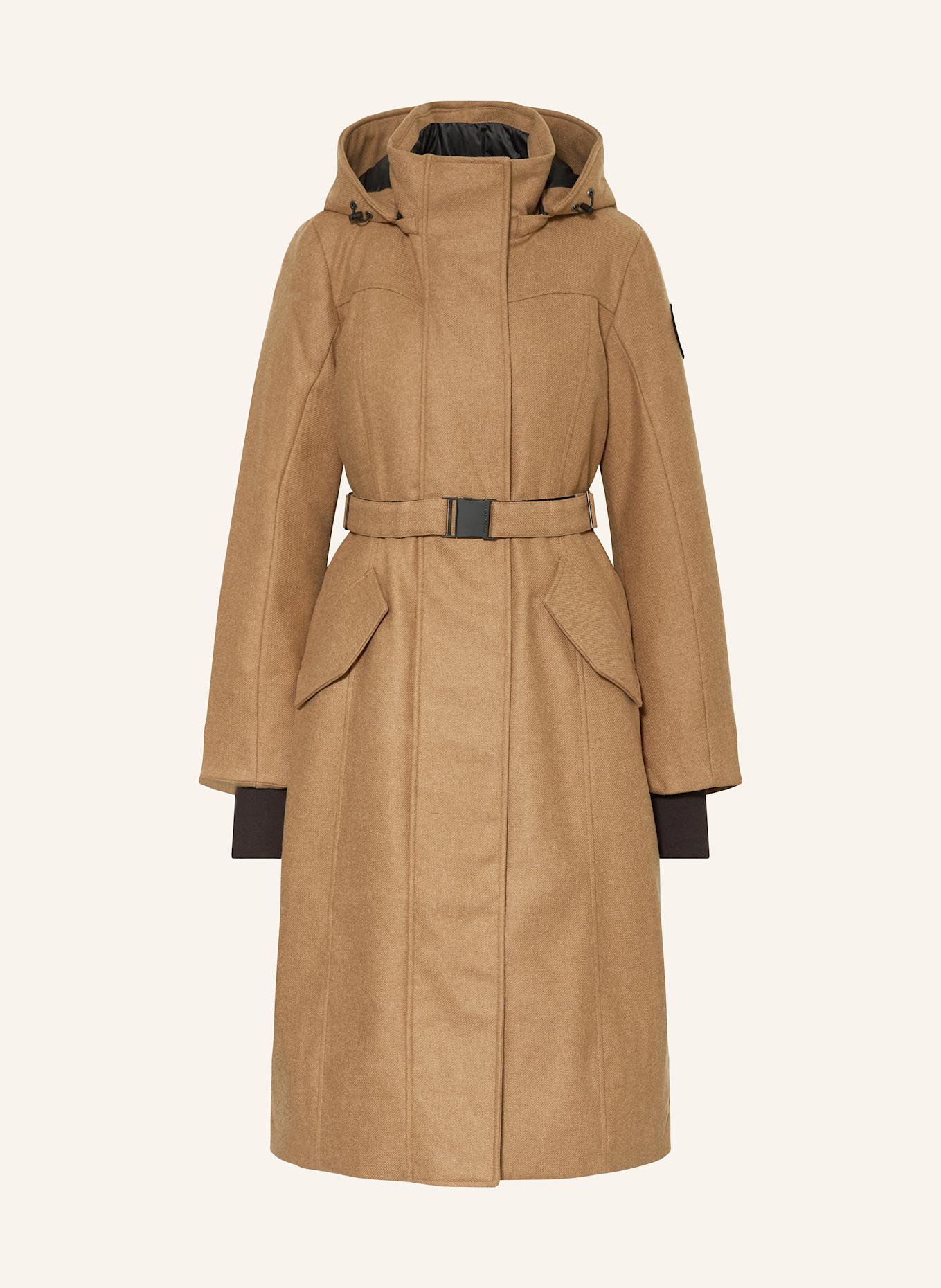 CANADA GOOSE Daunenmantel BALA mit abnehmbarer Kapuze: CAMEL
