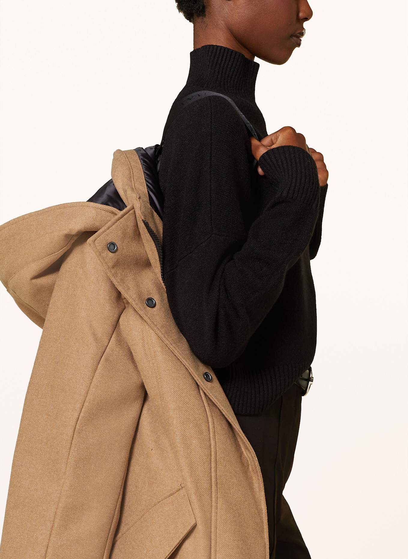 CANADA GOOSE Daunenmantel BALA mit abnehmbarer Kapuze: CAMEL