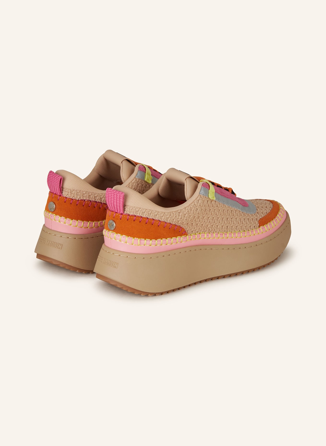 STEVE MADDEN Sneaker DOUBLETAKE: ROSÉ/ NEONPINK/ SILBER