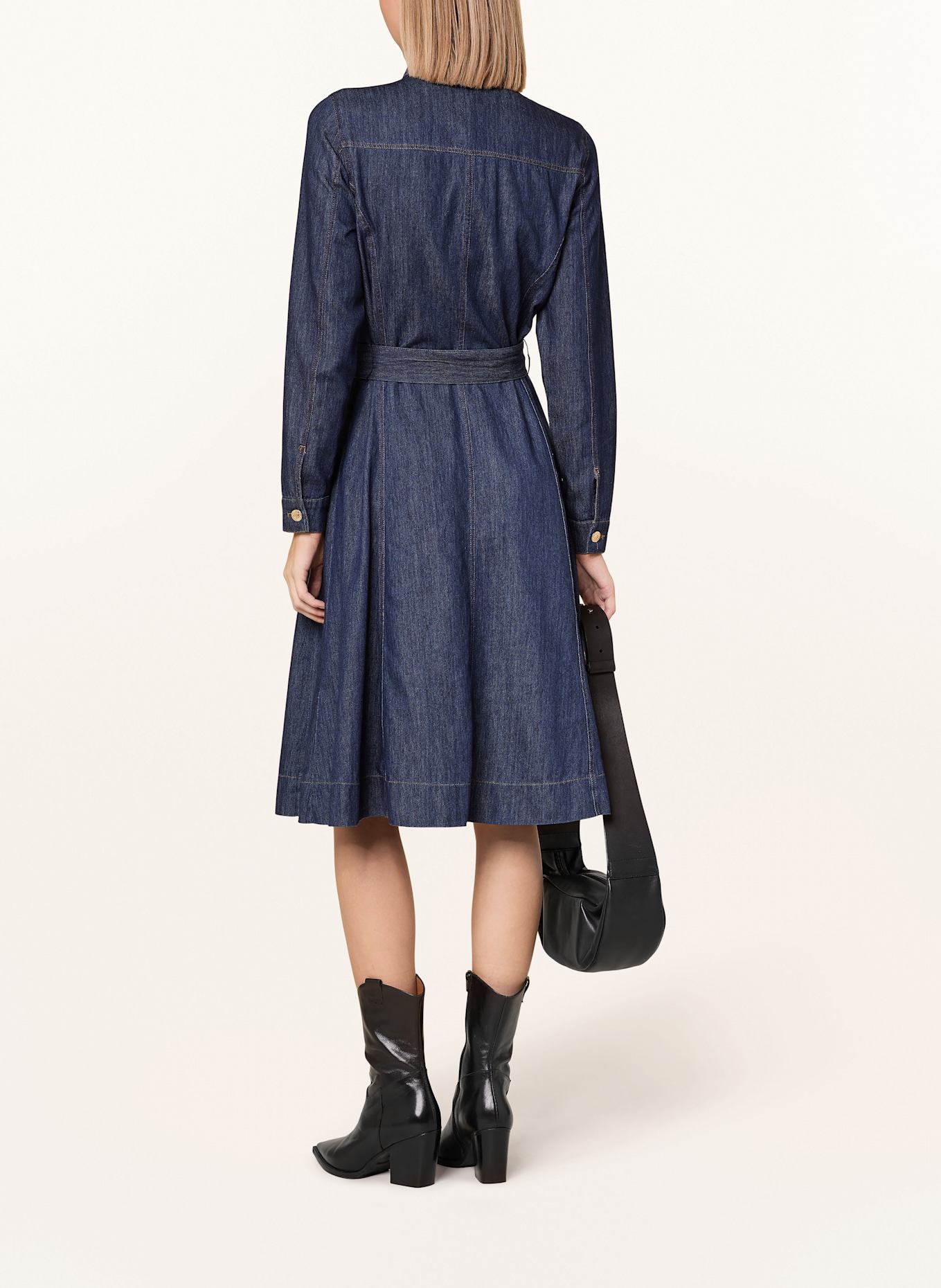 MORE & MORE Džínové šaty: 0962 middle blue denim