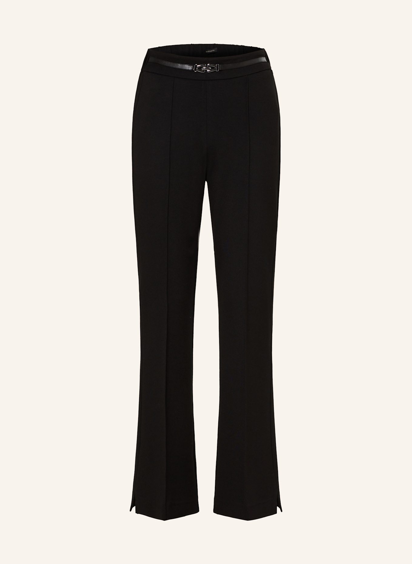 MORE & MORE Trousers: BLACK