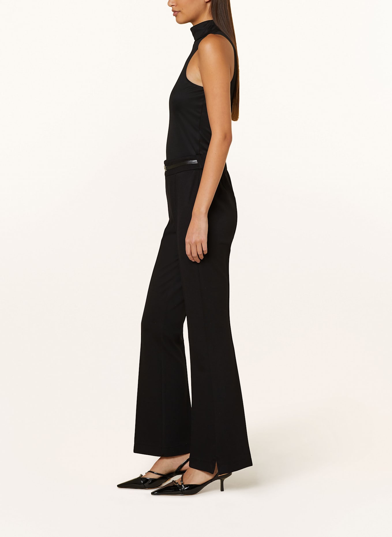 MORE & MORE Trousers: BLACK