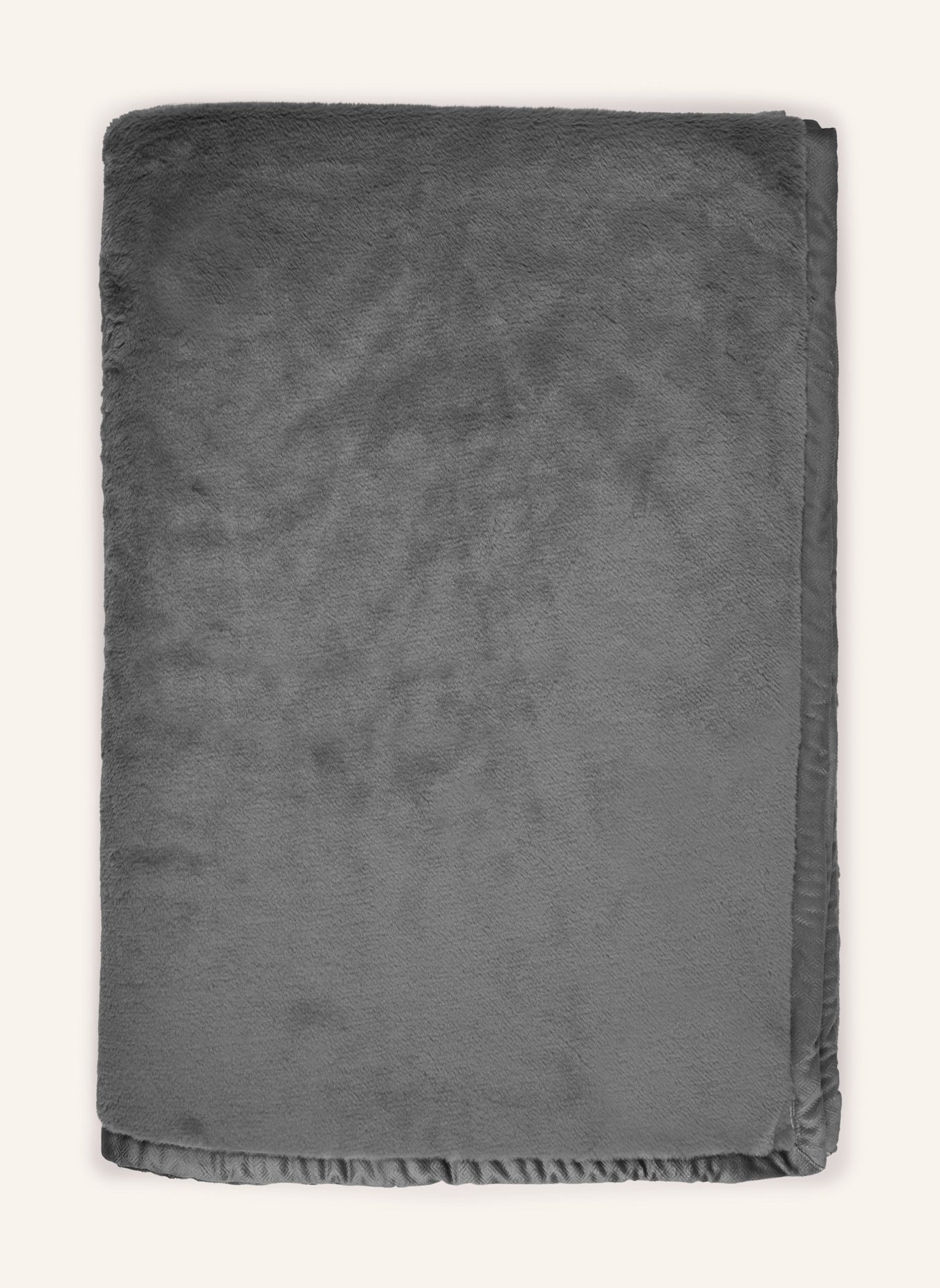 zoeppritz Kunstfell-Plaid THE BLANKET: DUNKELGRAU