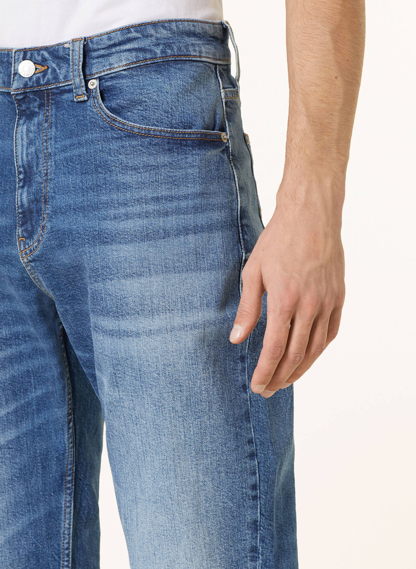 TOMMY JEANS Jeans RYAN Slim Straight Fit: 1BK Denim Dark