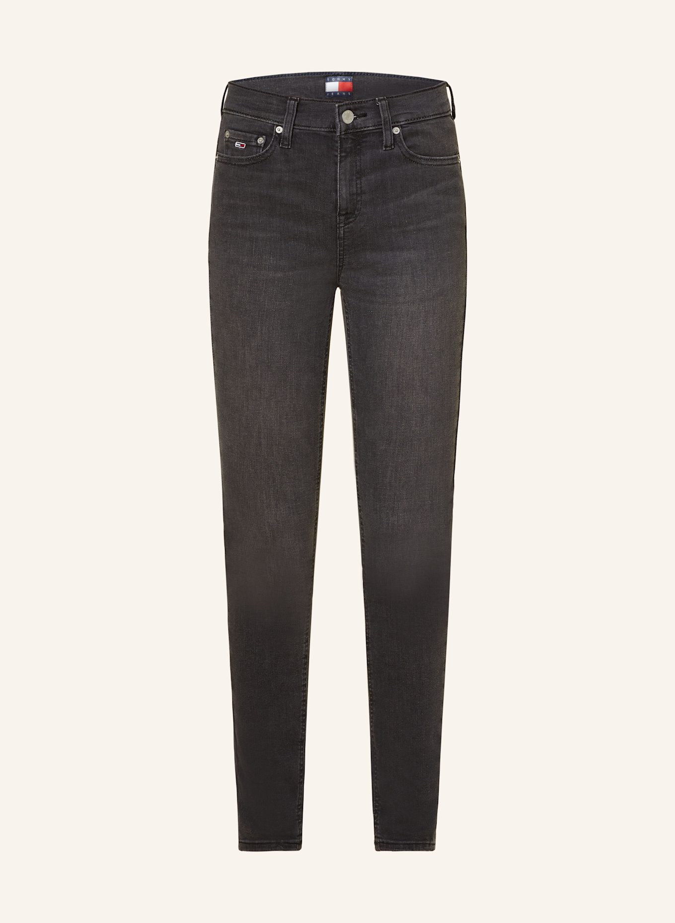 TOMMY JEANS Skinny Jeans NORA in 1bz denim black