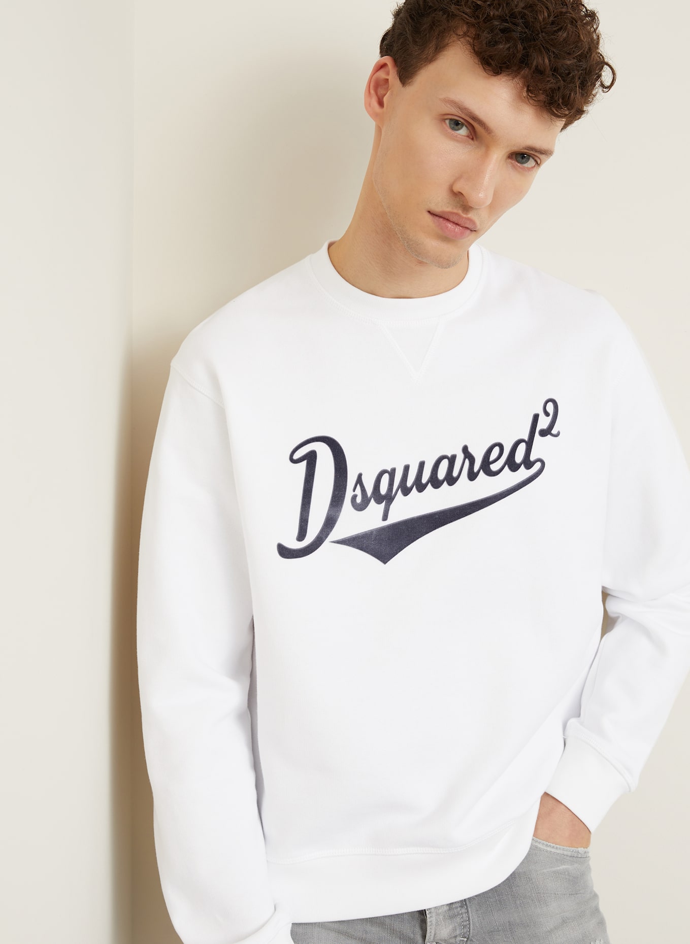 Dsquared2 sweatshirt white 2025