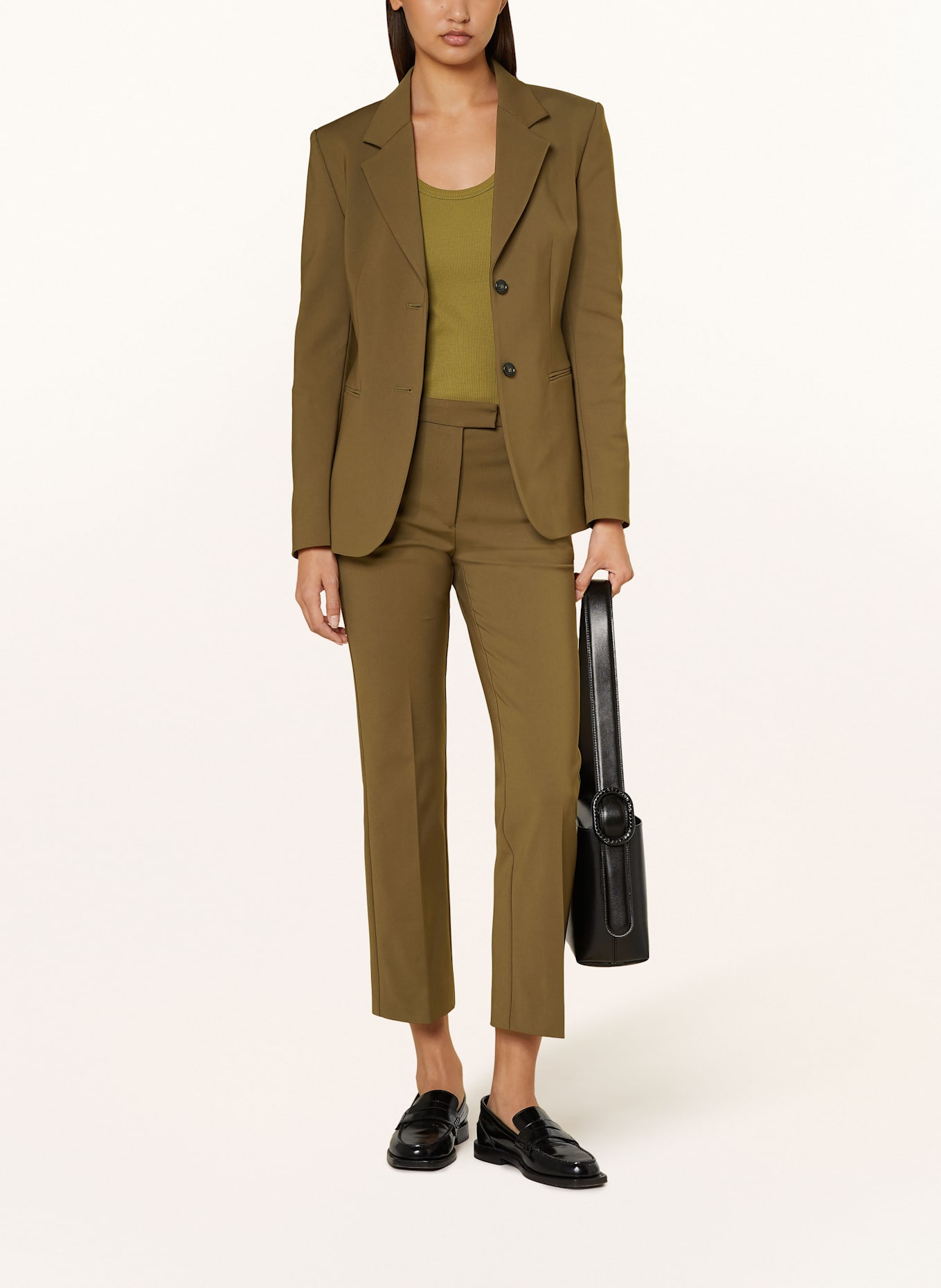 TIGER OF SWEDEN 7/8 trousers NOORA 3, Color: OLIVE (Image 2)