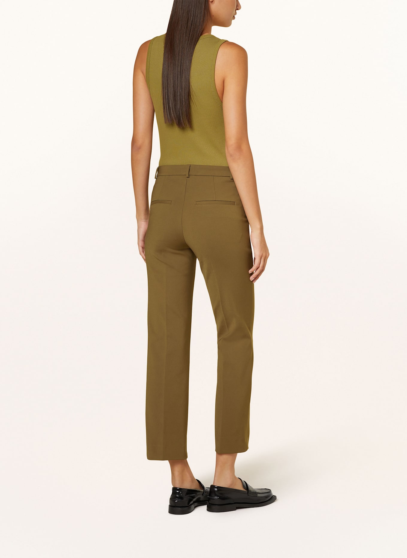 TIGER OF SWEDEN 7/8 trousers NOORA 3, Color: OLIVE (Image 3)
