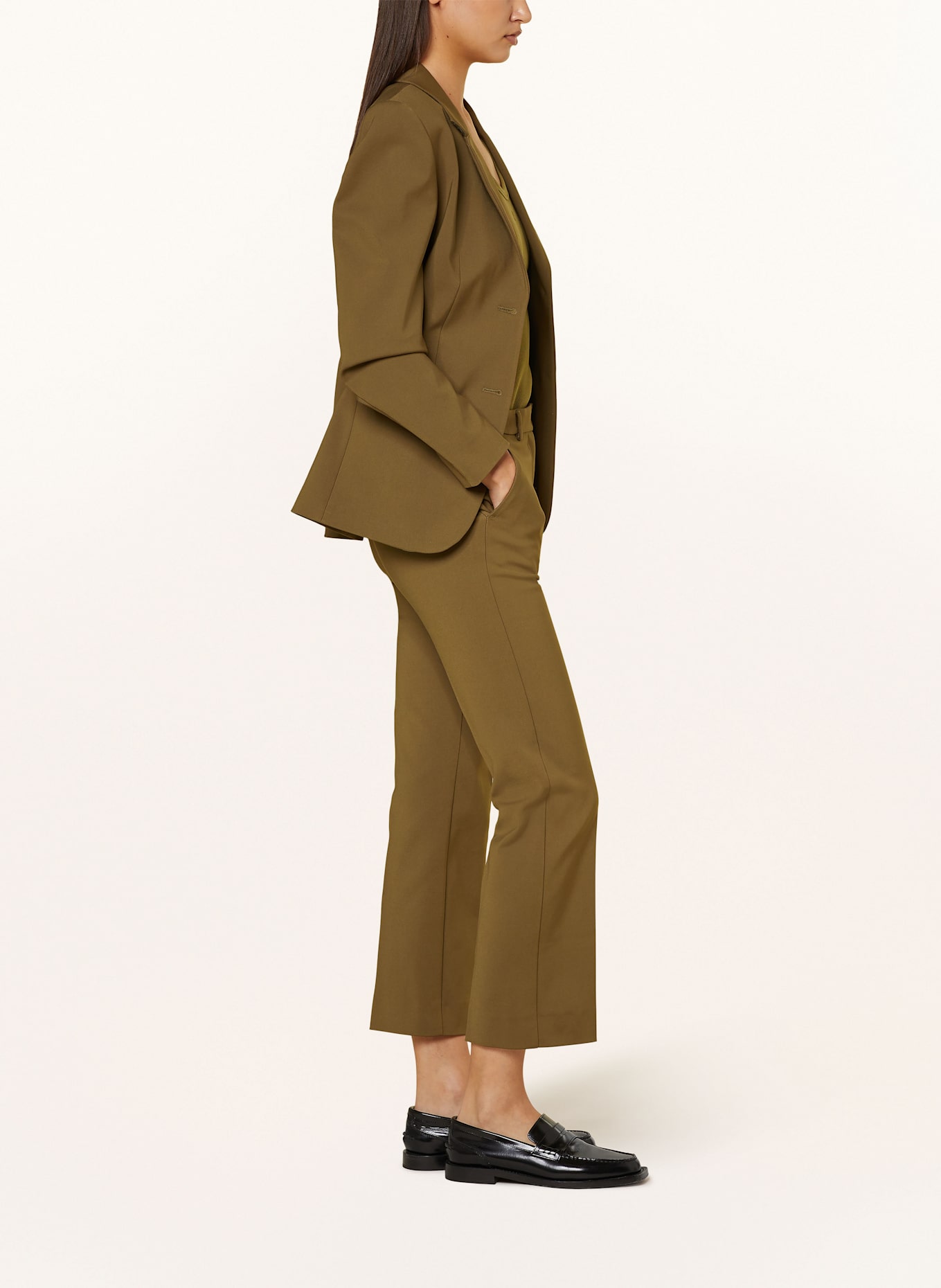TIGER OF SWEDEN 7/8 trousers NOORA 3, Color: OLIVE (Image 4)
