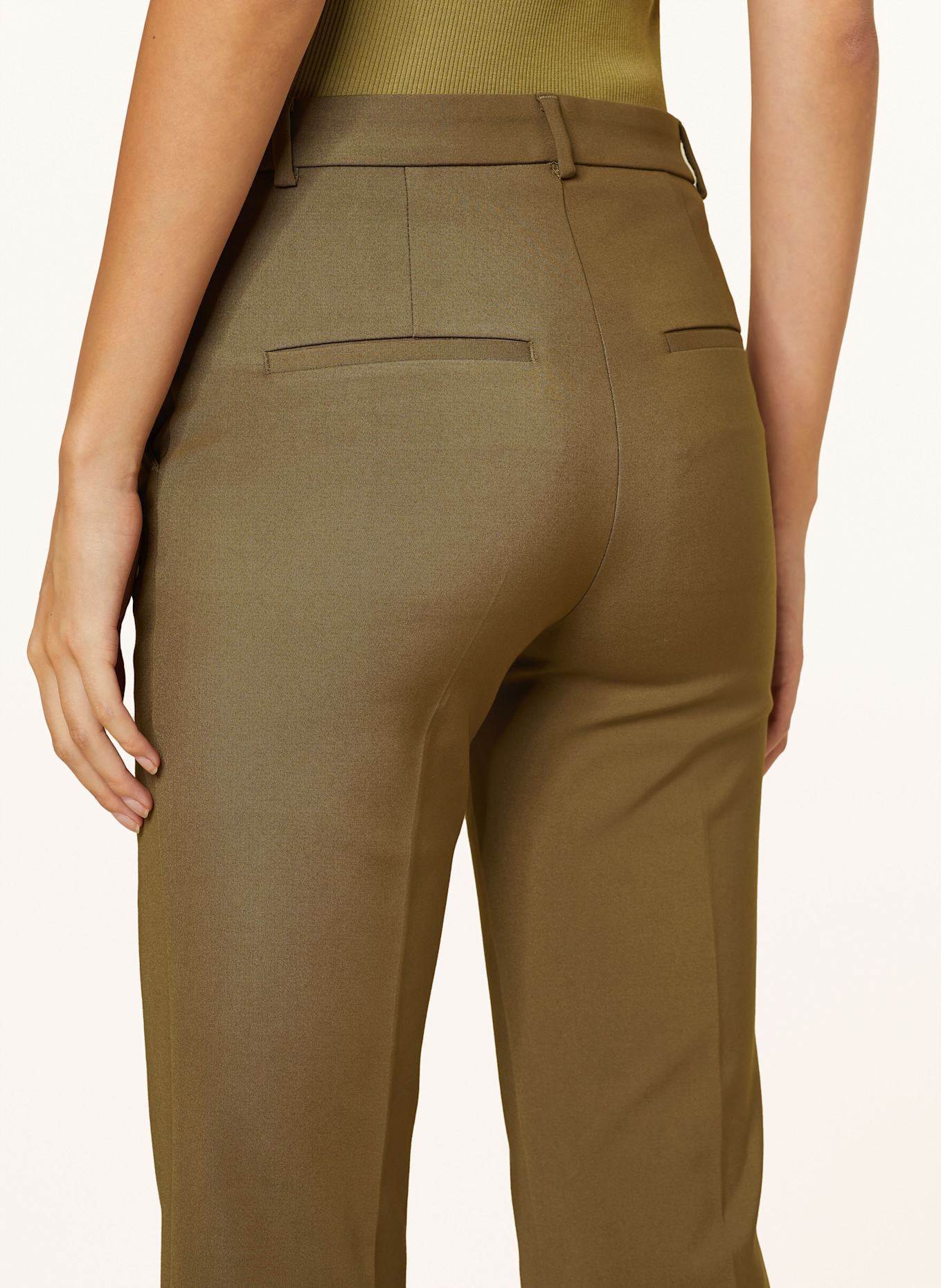 TIGER OF SWEDEN 7/8 trousers NOORA 3, Color: OLIVE (Image 5)