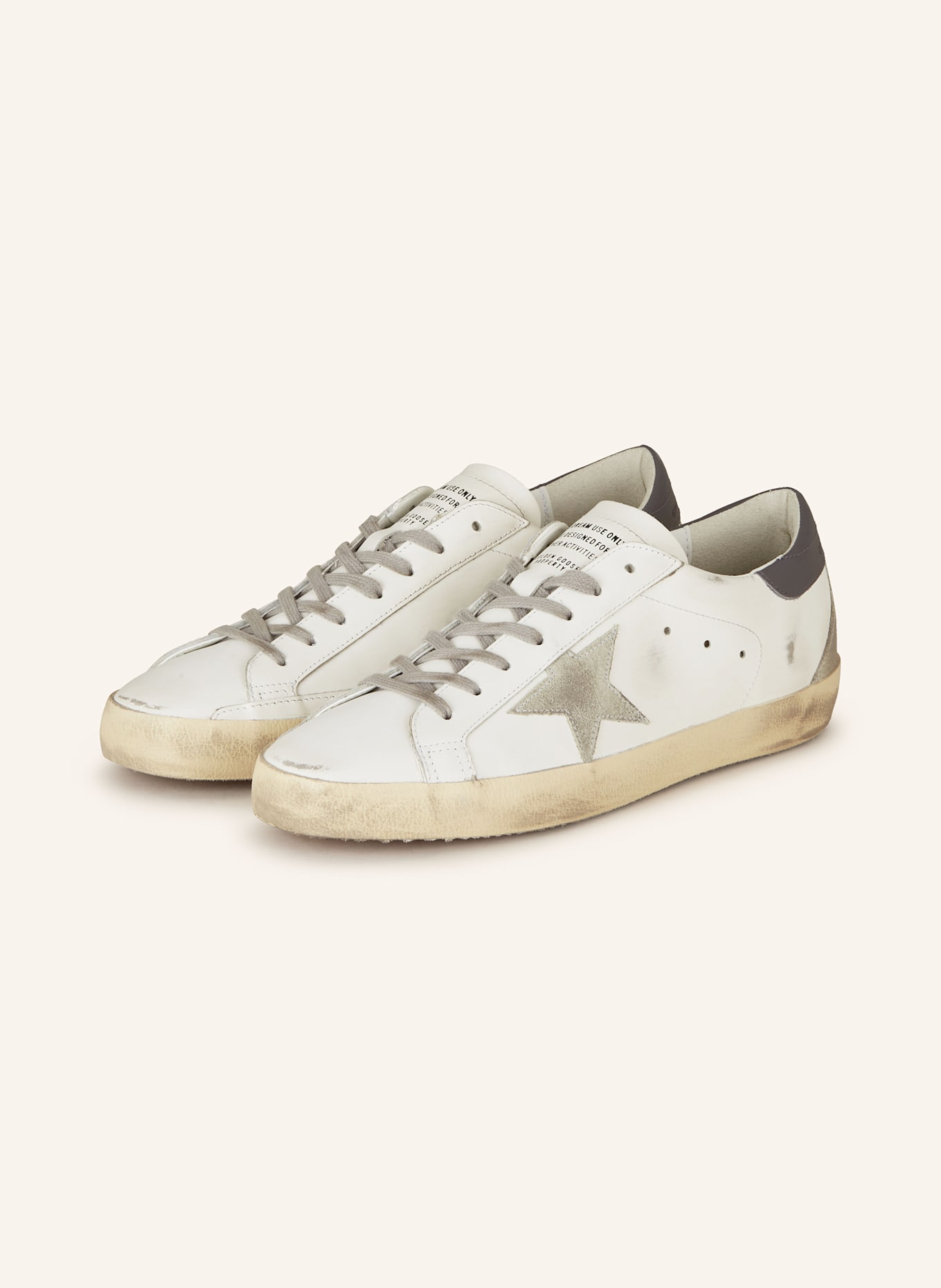 GOLDEN GOOSE Sneaker SUPER-STAR: WEISS