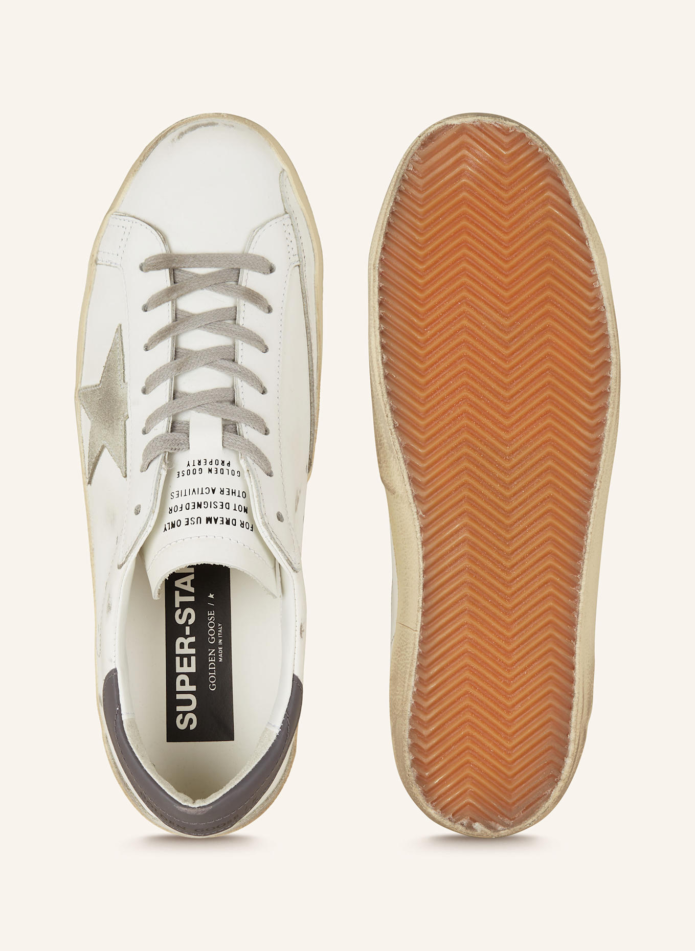 GOLDEN GOOSE Sneaker SUPER-STAR: WEISS