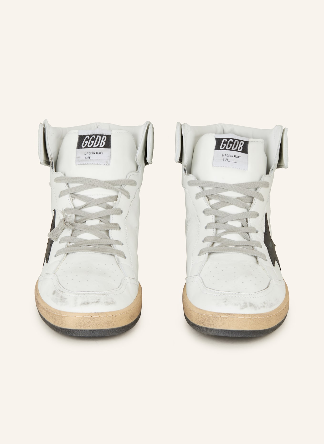 GOLDEN GOOSE Hightop-Sneaker SKY STAR: WEISS/ BLAU/ DUNKELGRAU