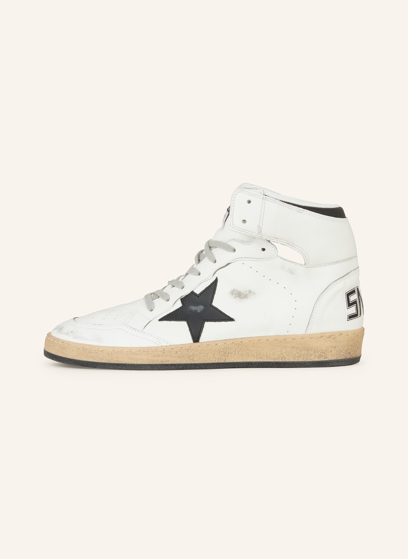 GOLDEN GOOSE Hightop-Sneaker SKY STAR: WEISS/ BLAU/ DUNKELGRAU