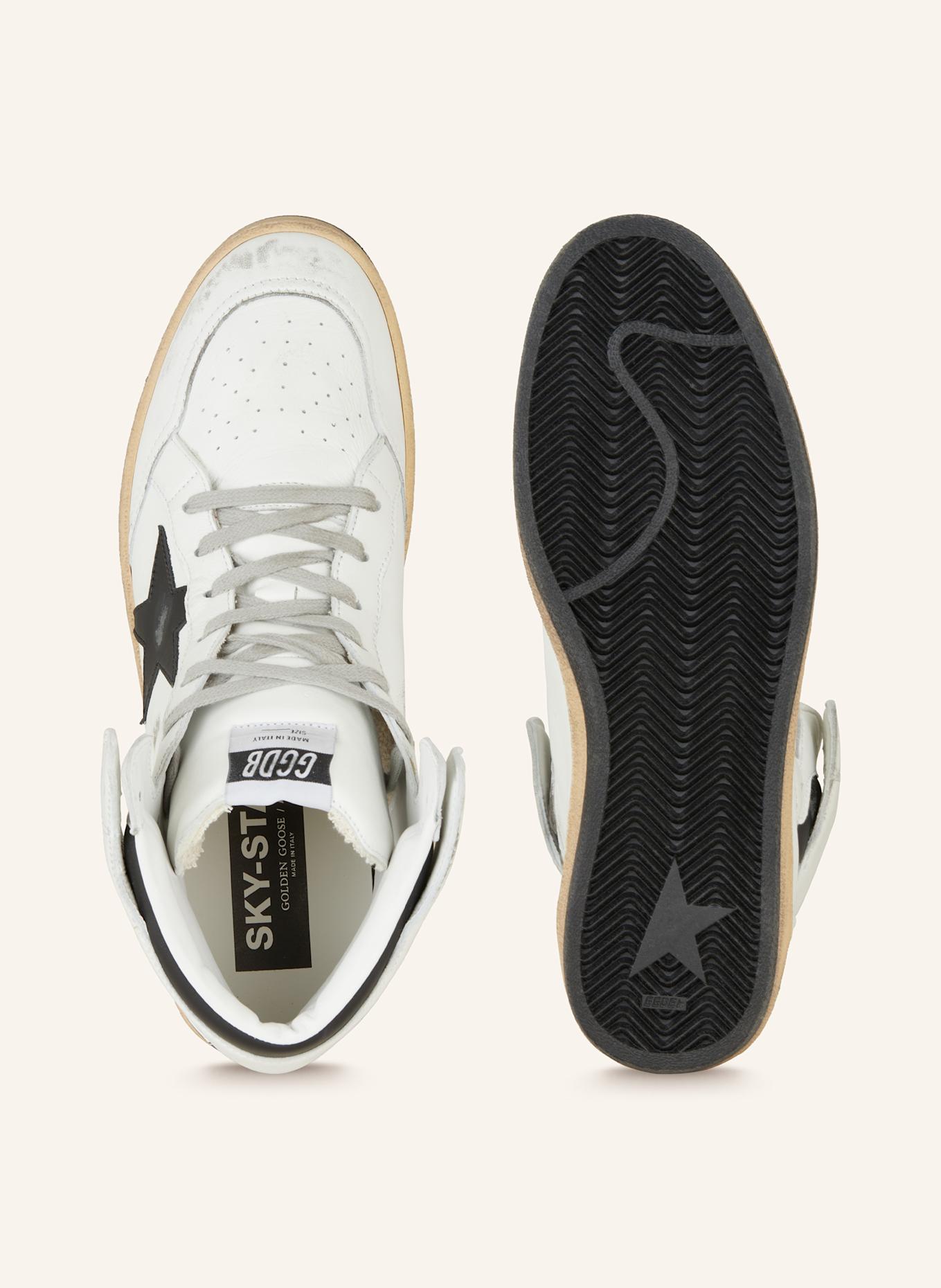 GOLDEN GOOSE Hightop-Sneaker SKY STAR: WEISS/ BLAU/ DUNKELGRAU