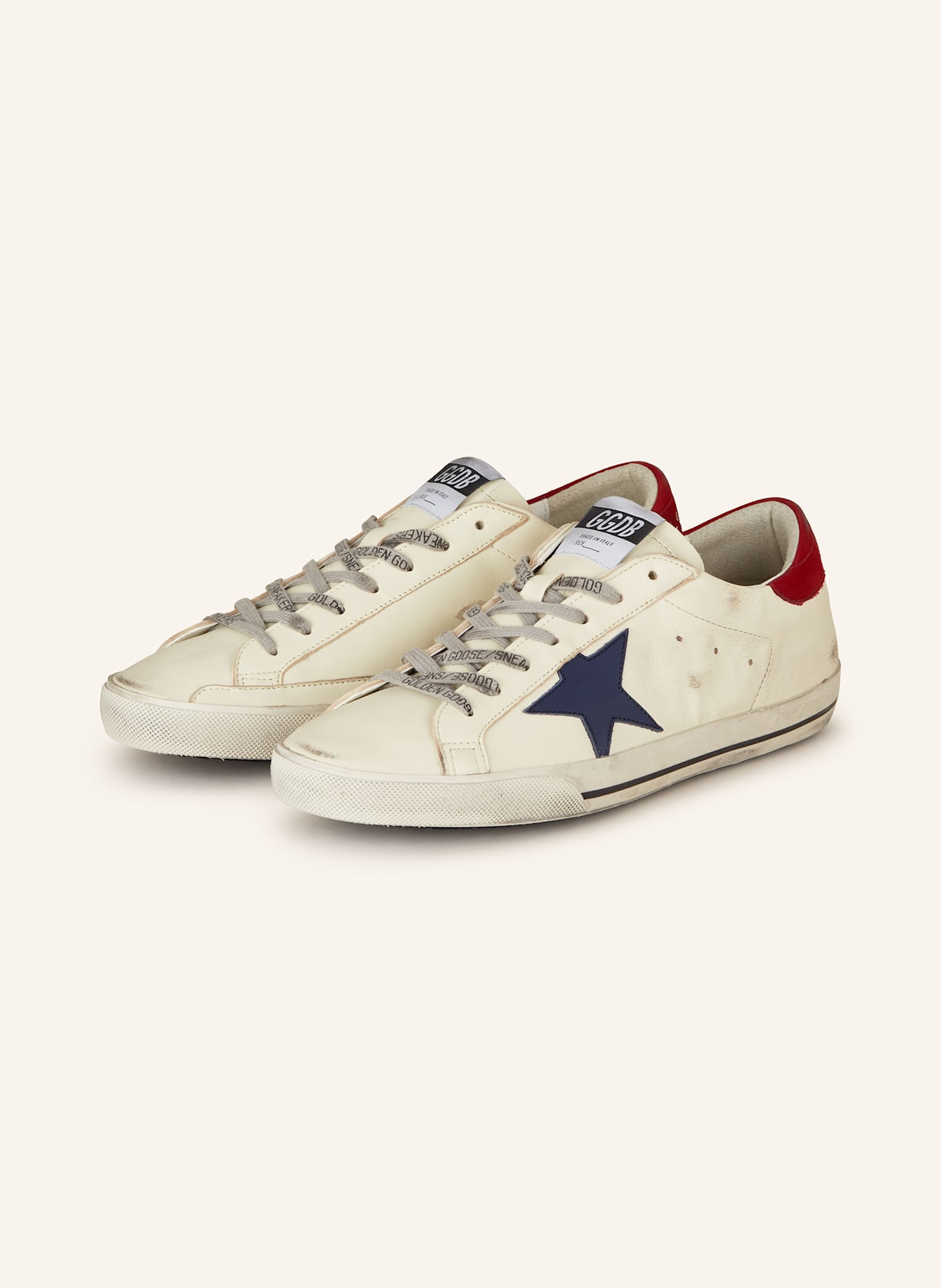 GOLDEN GOOSE Sneaker SUPER-STAR: CREME
