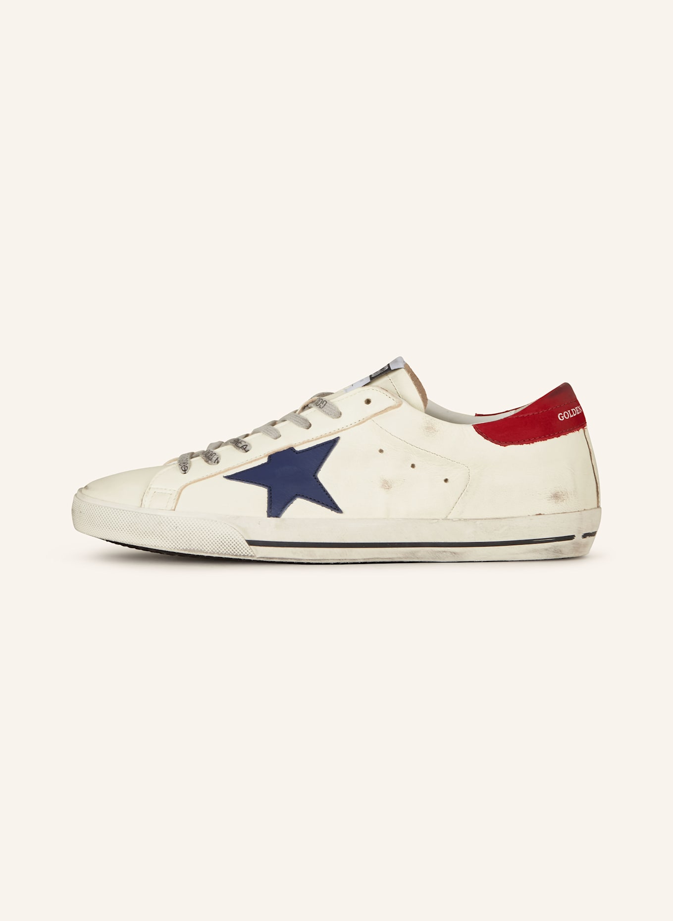 GOLDEN GOOSE Sneaker SUPER-STAR: CREME