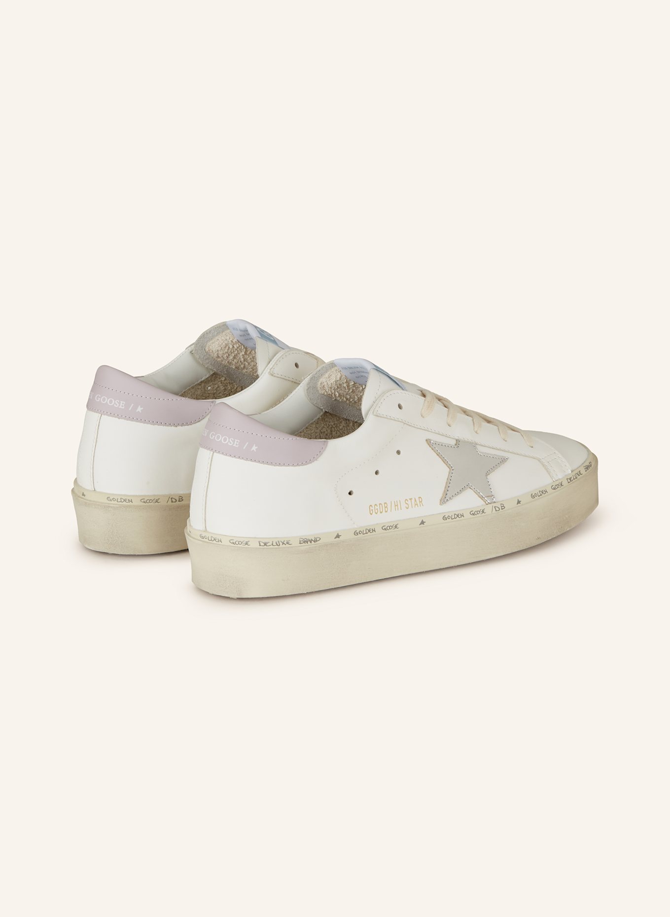 GOLDEN GOOSE Sneaker HI STAR: WEISS