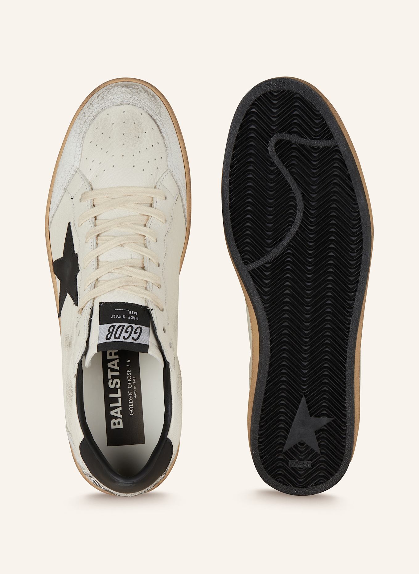GOLDEN GOOSE Sneaker BALL STAR: CREME