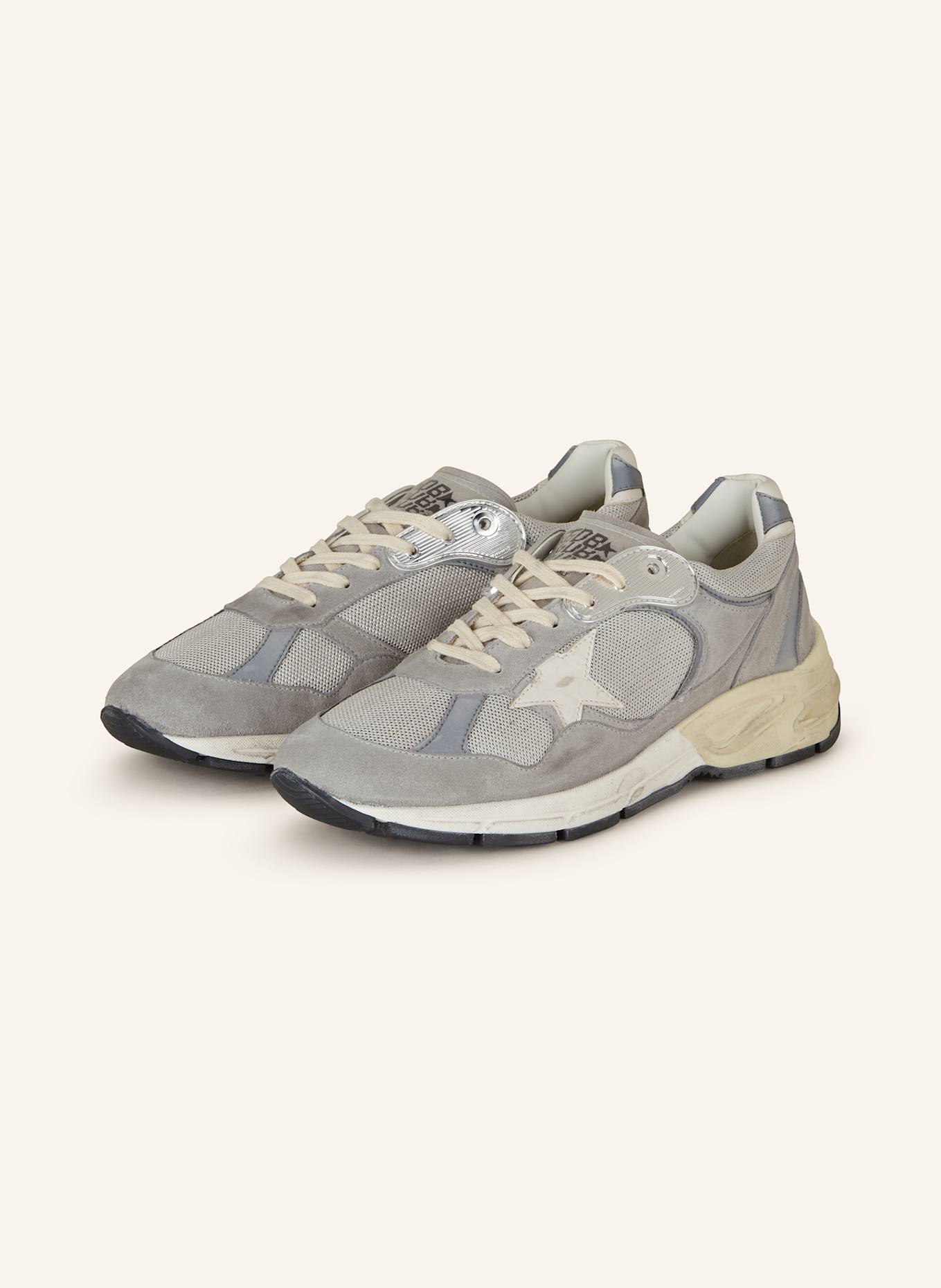 スニーカー GOLDEN GOOSE 'Running Dad' sneakers Gray Golden Goose Running Dad Sneaker in Grey/Silver/White