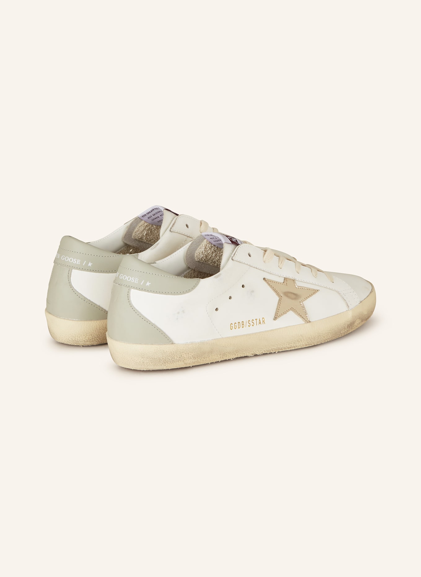 GOLDEN GOOSE Sneakers SUPER STAR: WHITE / GRAY
