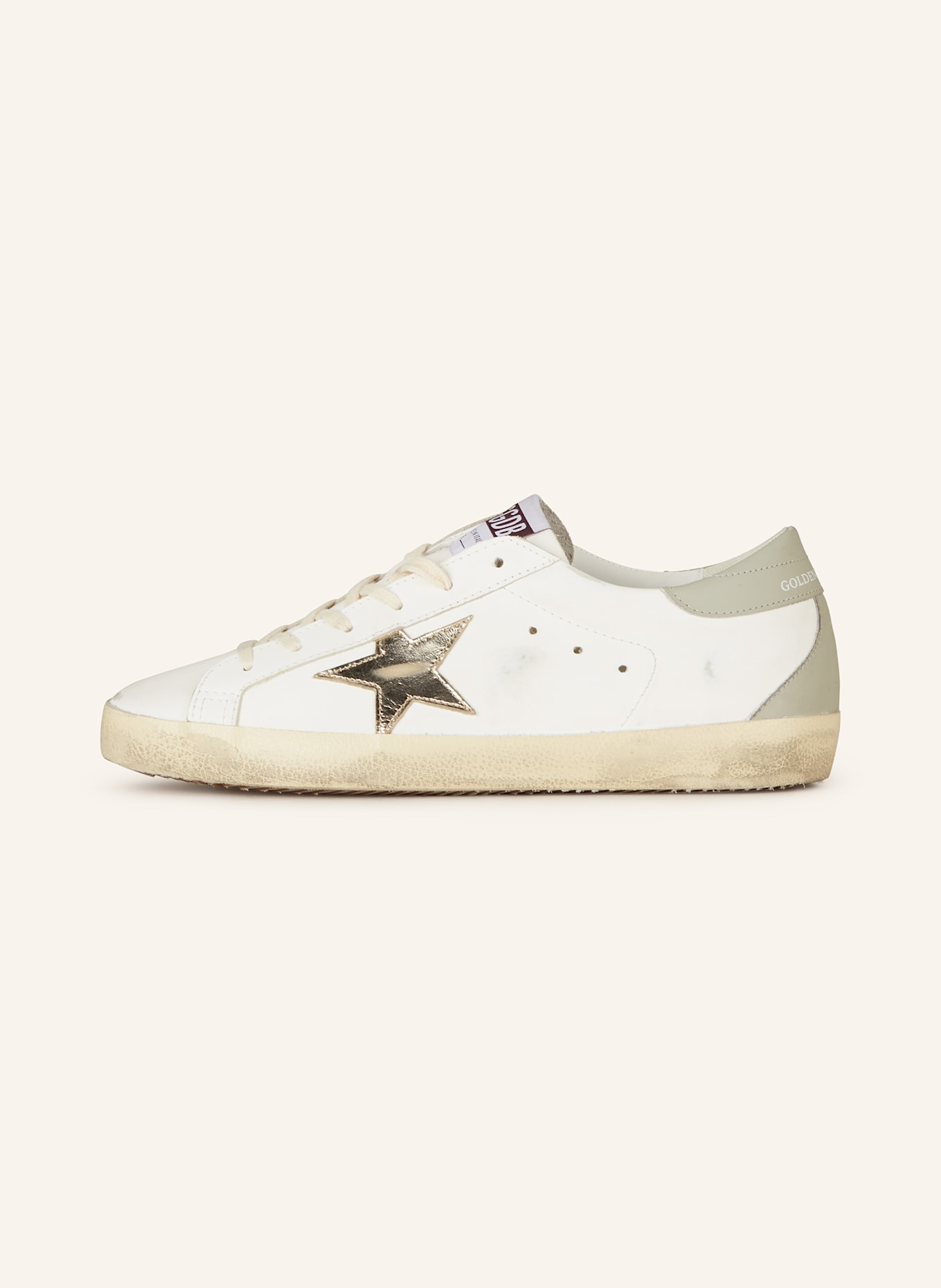 GOLDEN GOOSE Sneakers SUPER STAR: WHITE / GRAY