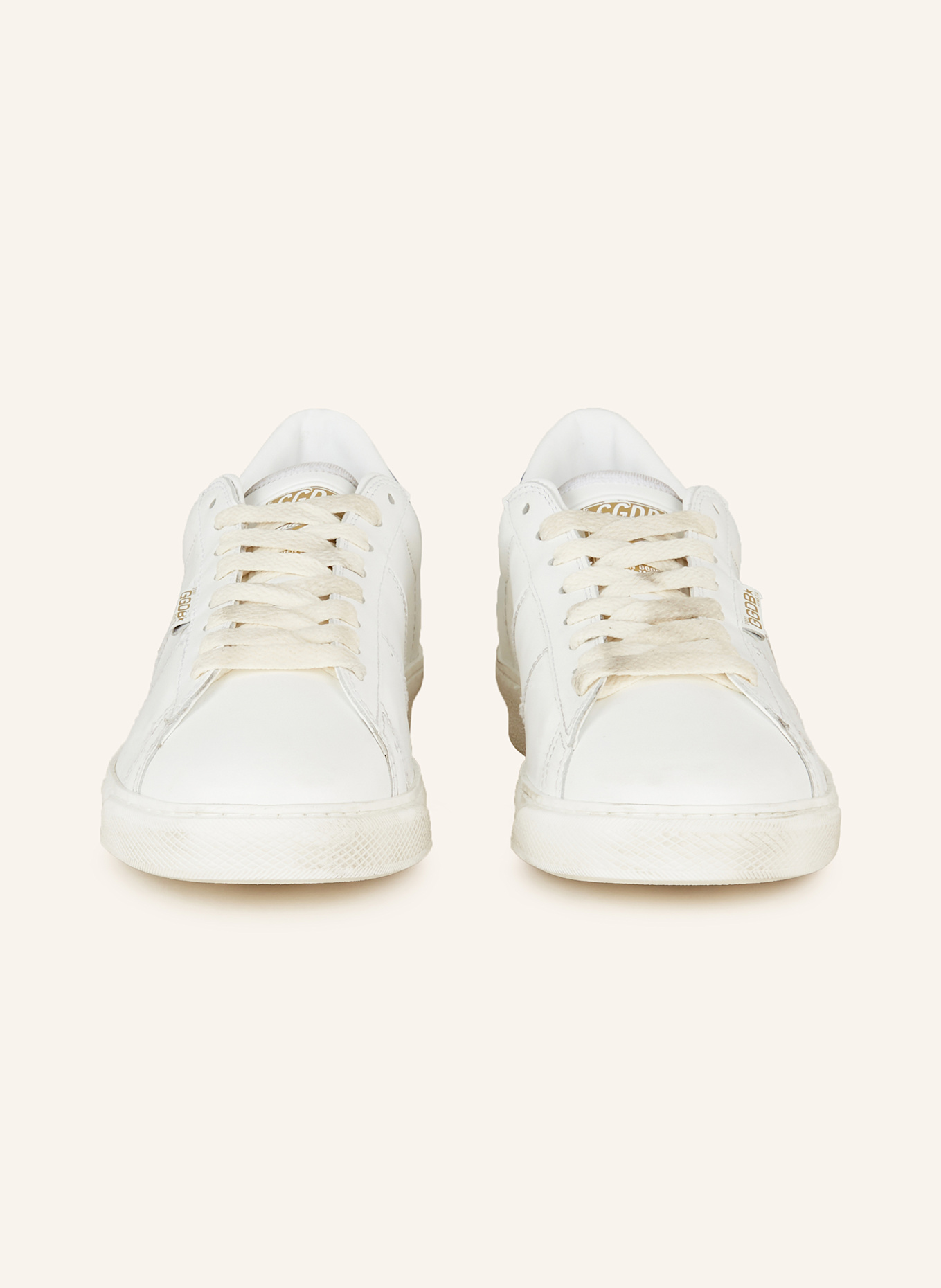 GOLDEN GOOSE Sneaker MATCH STAR: WEISS/ BLAU