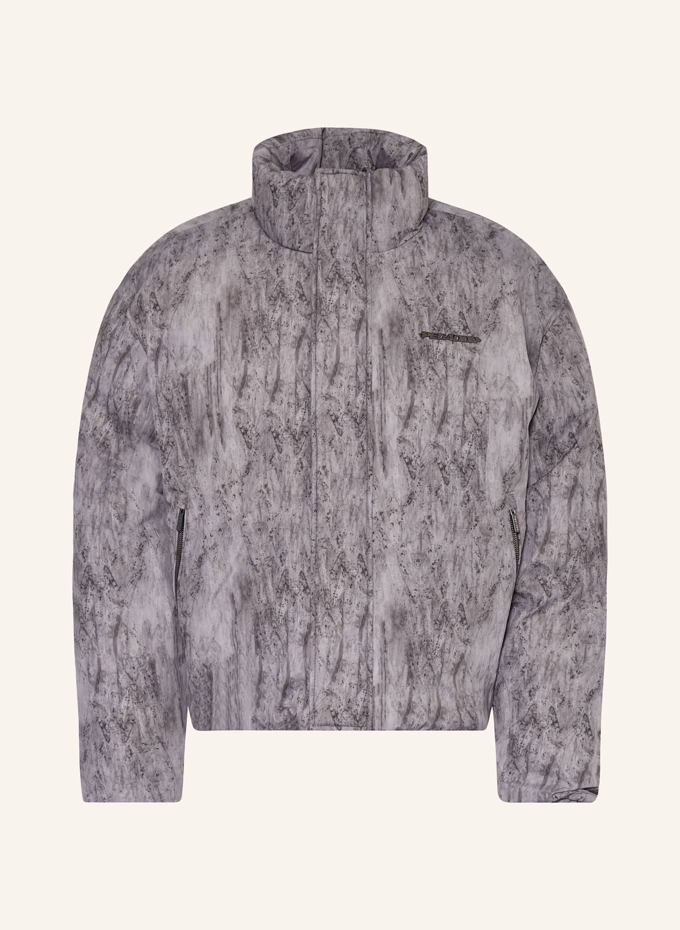 PEGADOR Steppjacke LAVOY: GRAU / DUNKELGRAU