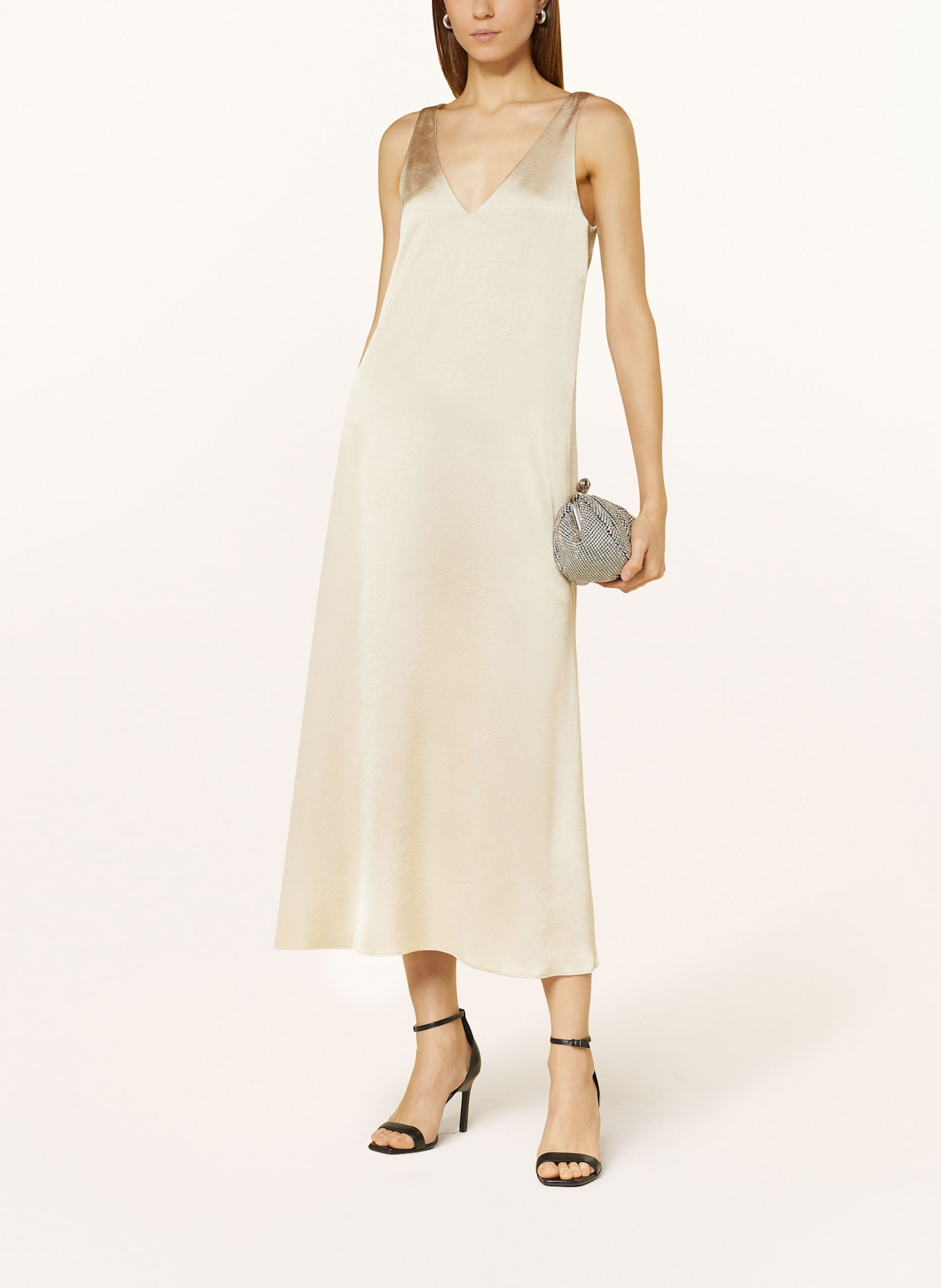 RIANI Satinkleid: GOLD