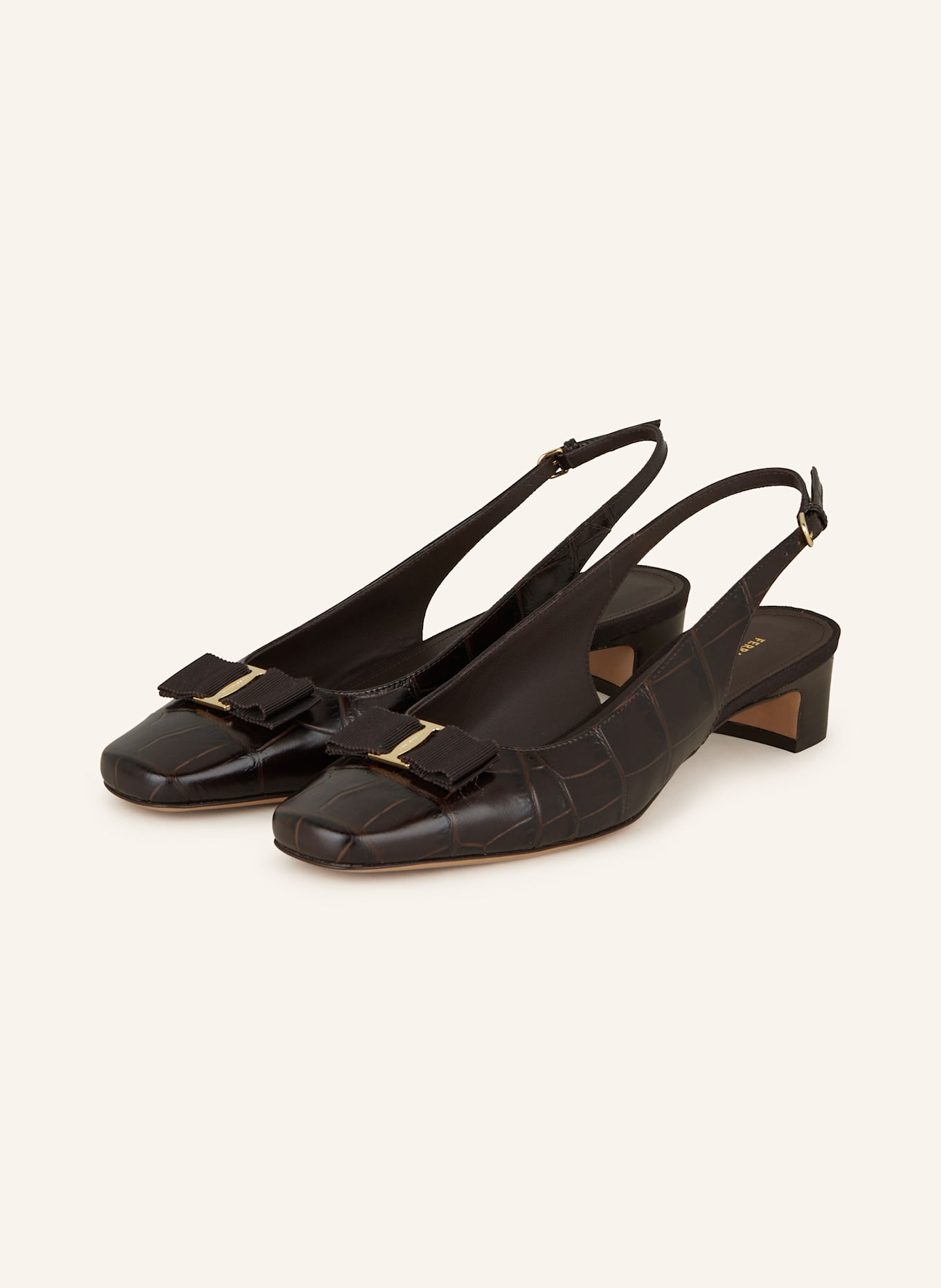 FERRAGAMO Slingback pumps RIVADA