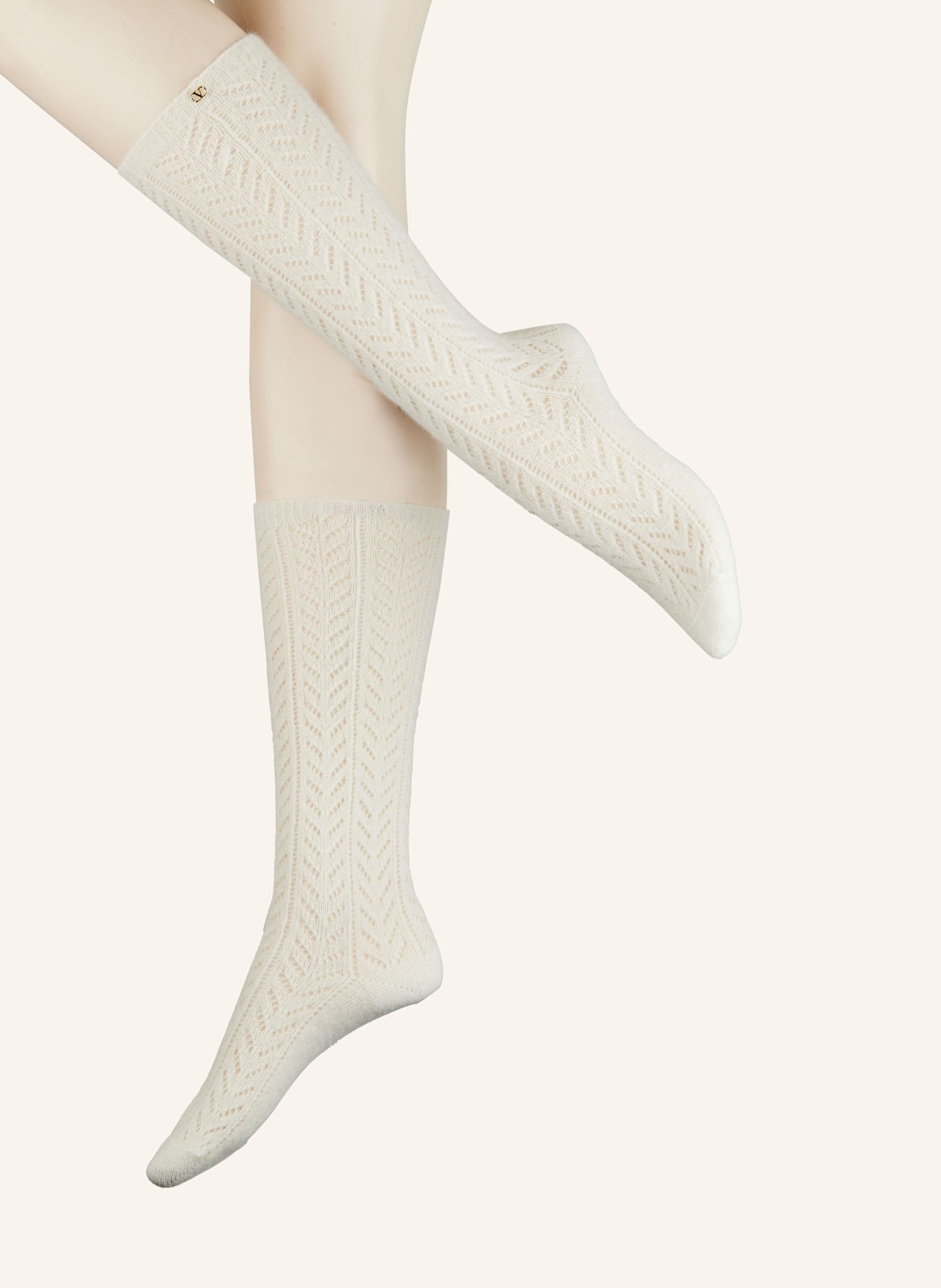 VALENTINO Hosiery with mohair: 031 latte