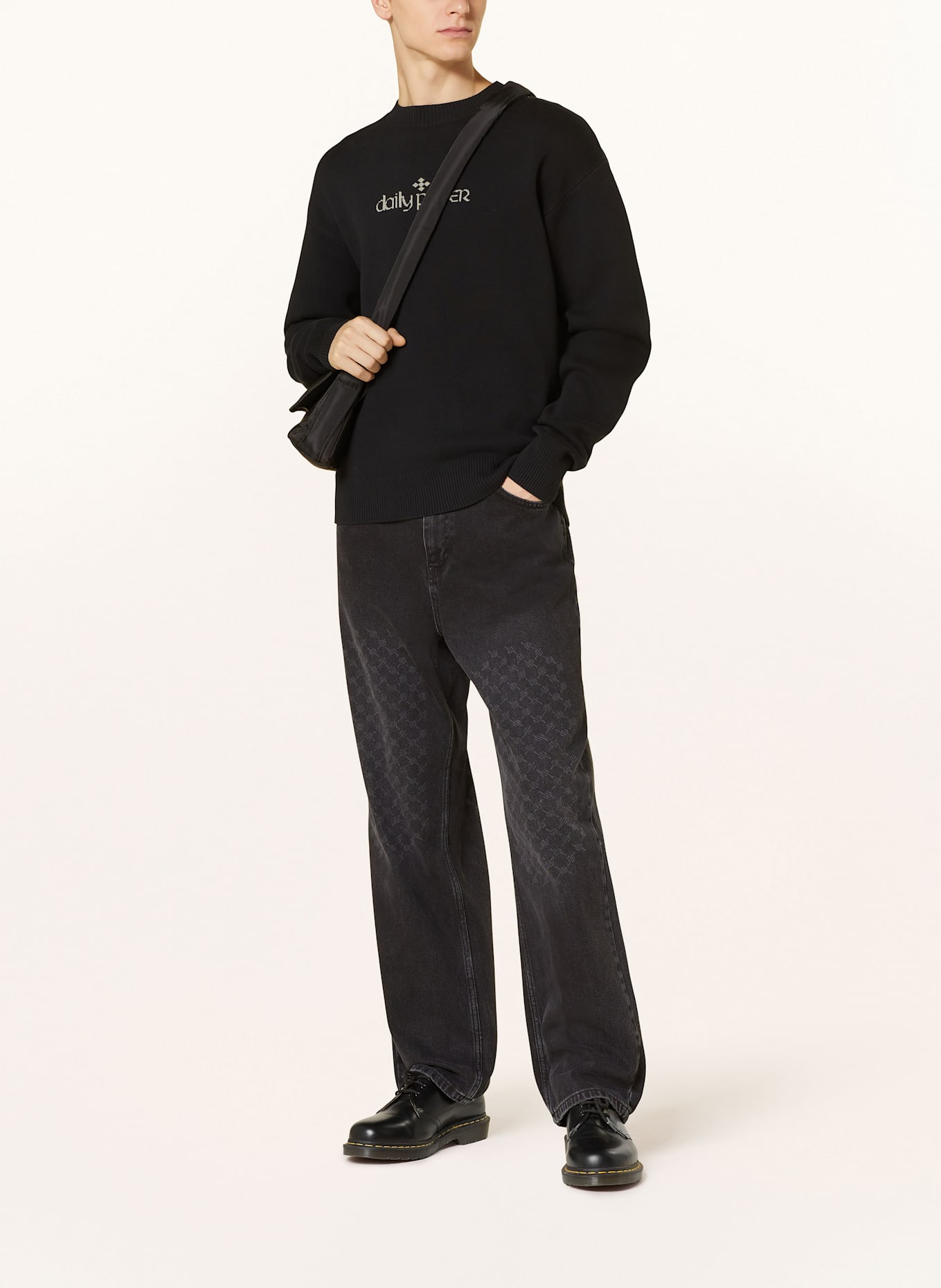 DAILY PAPER FORUM sweater: BLACK