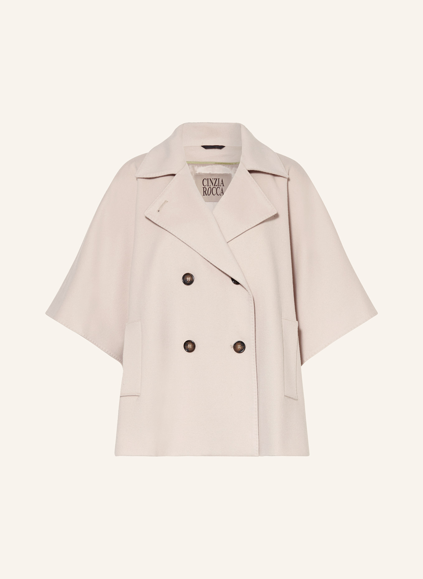 CINZIA ROCCA Poncho: BEIGE