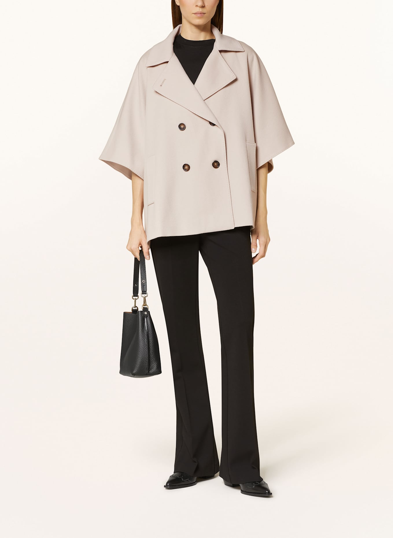 CINZIA ROCCA Poncho: BEIGE