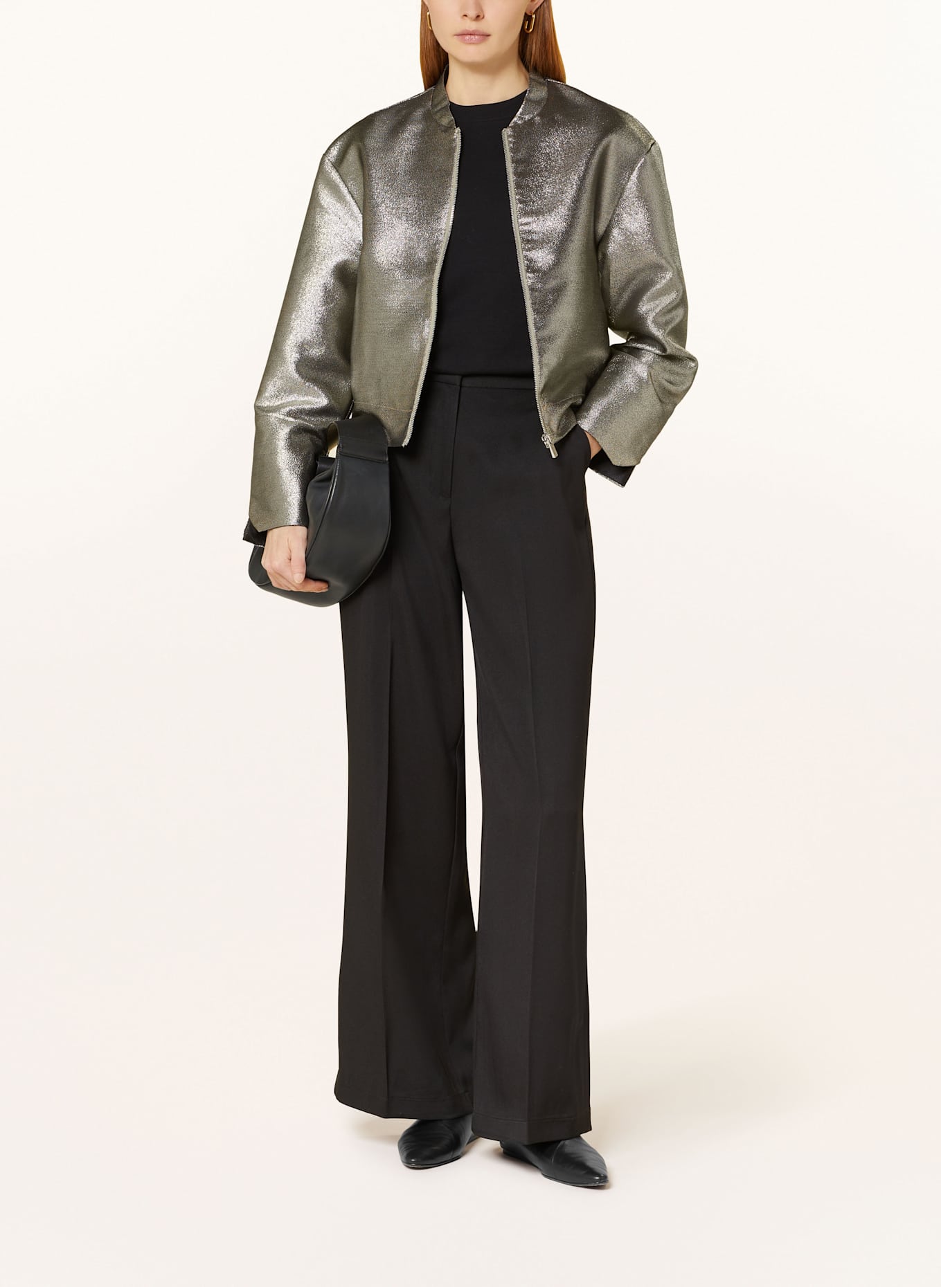 someday Blouson NIRLONA mit Glitzergarn: GOLD