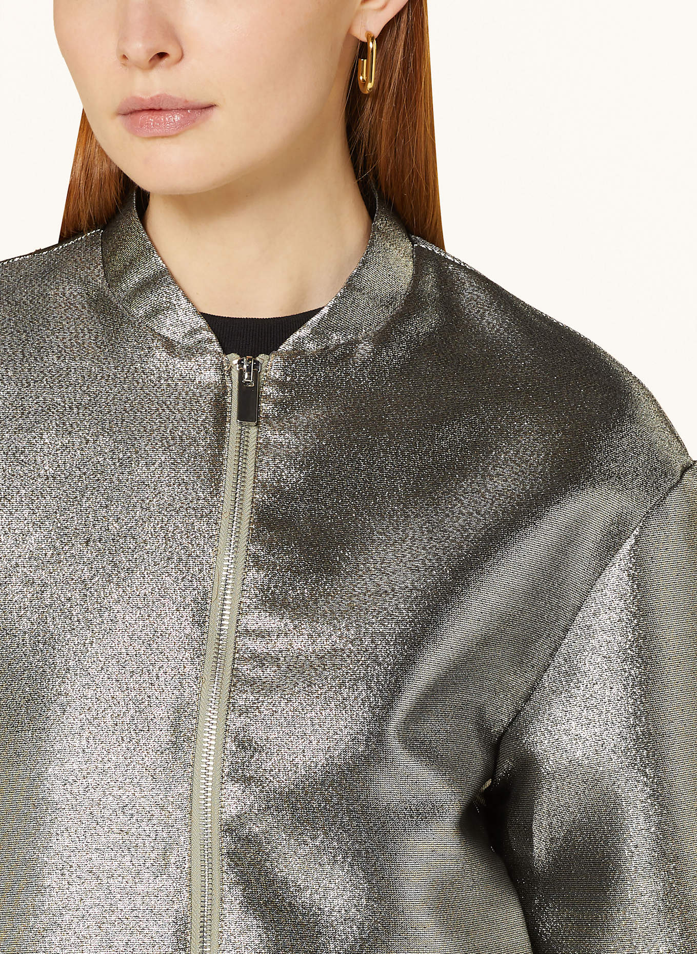 someday Blouson NIRLONA mit Glitzergarn: GOLD