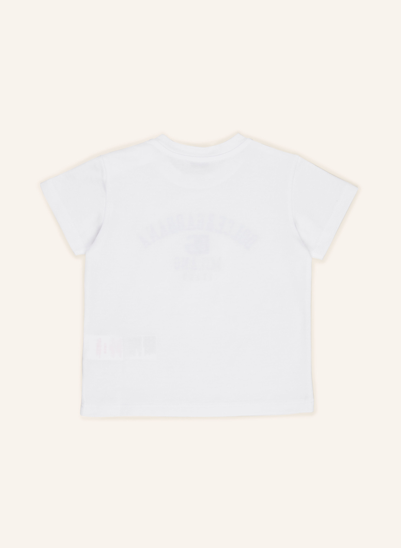 DOLCE & GABBANA T-Shirt: WEISS/ DUNKELBLAU