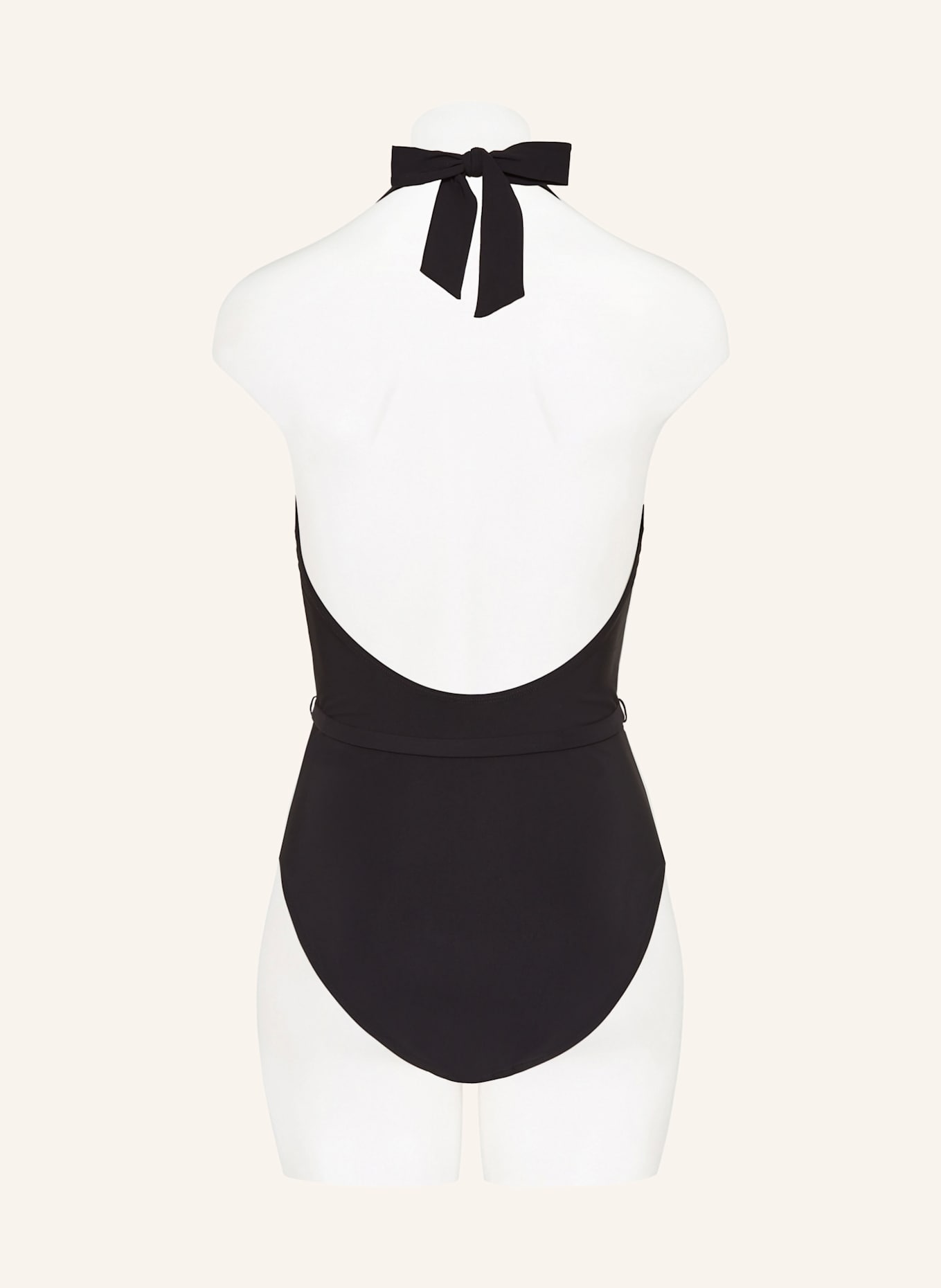 TORY BURCH Neckholder-Badeanzug JESSA: SCHWARZ