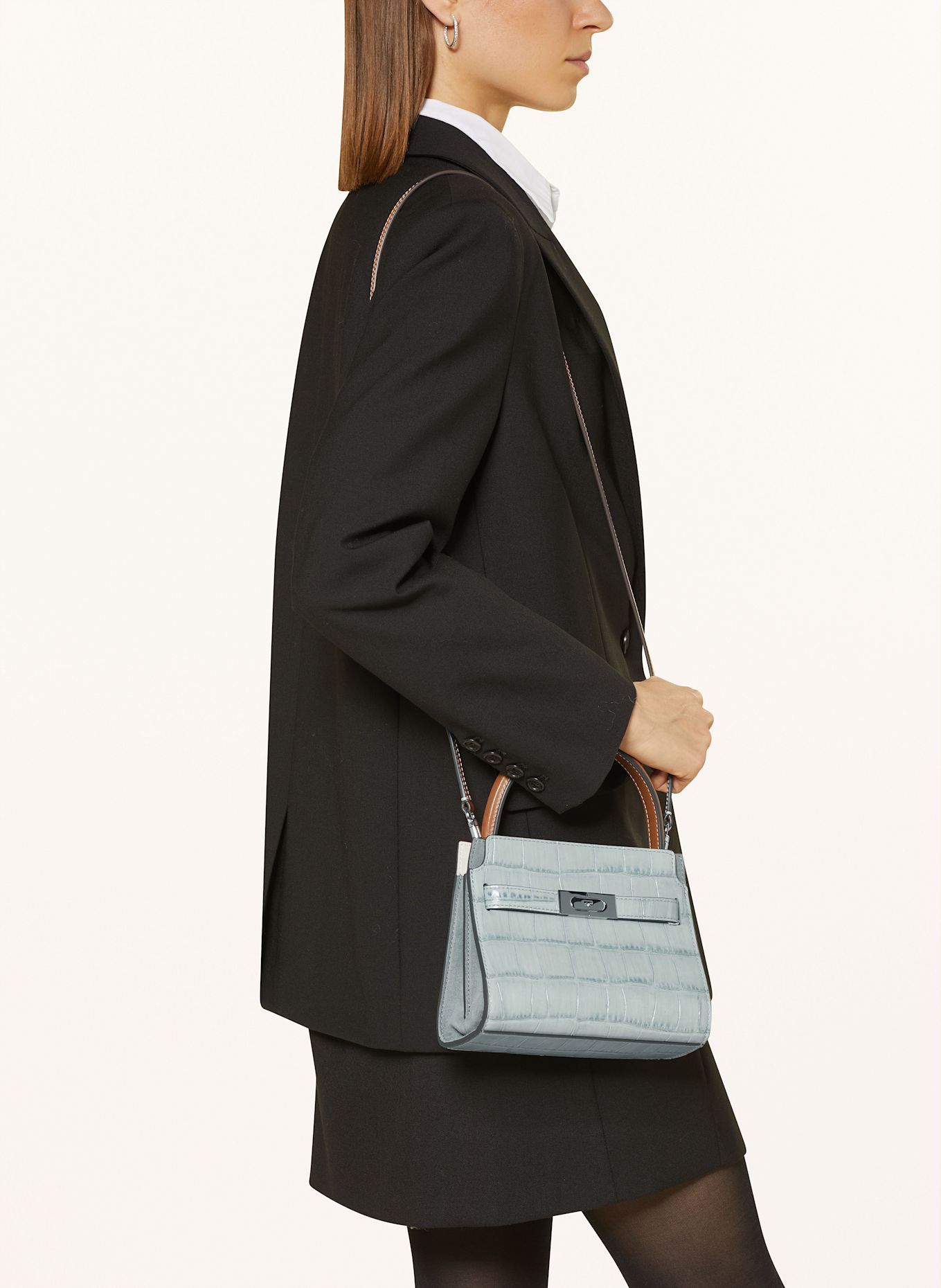 TORY BURCH Handtasche LEE RADZIWILL in hellblau