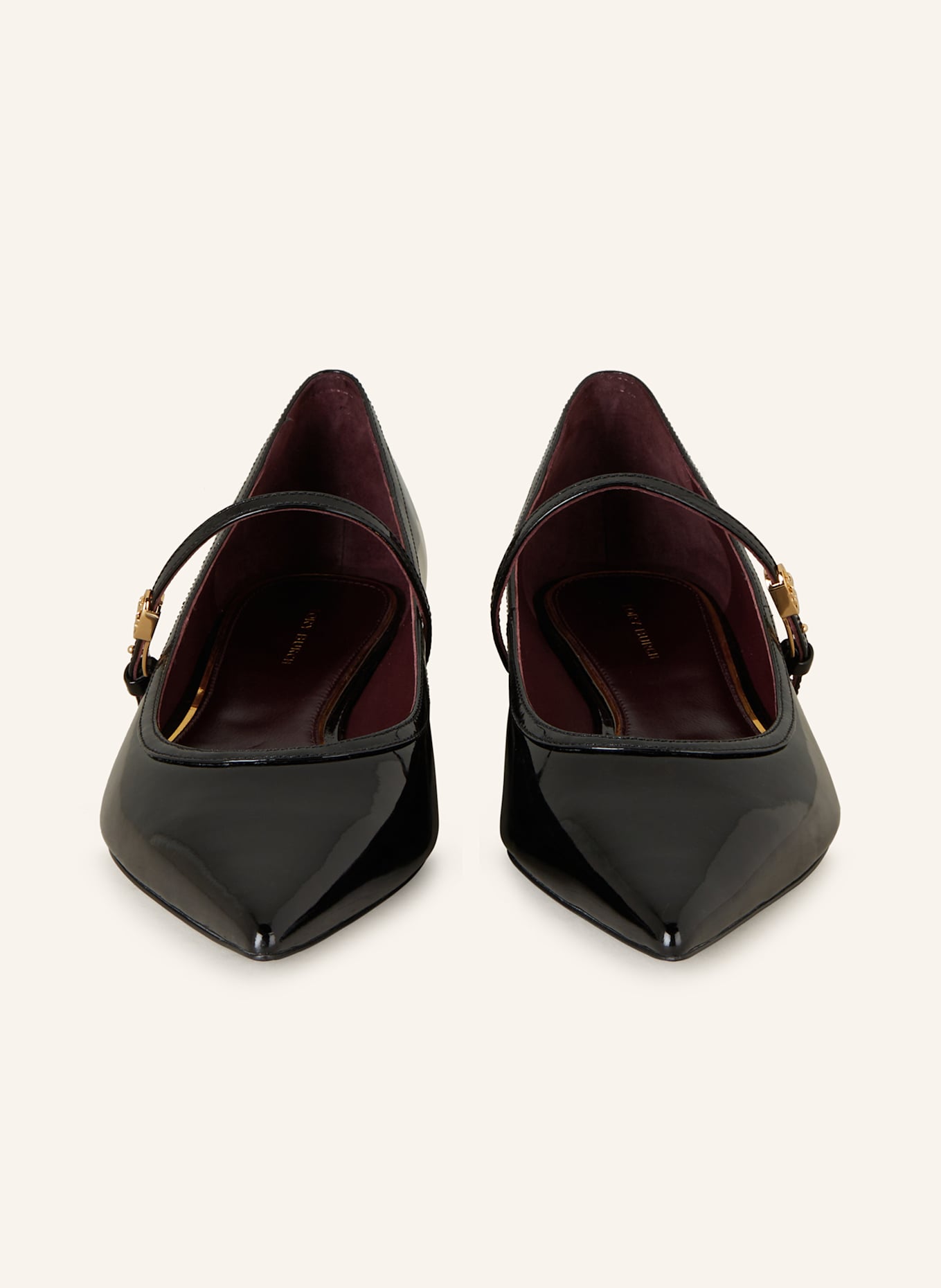 TORY BURCH Mary Jane ballet flats: BLACK