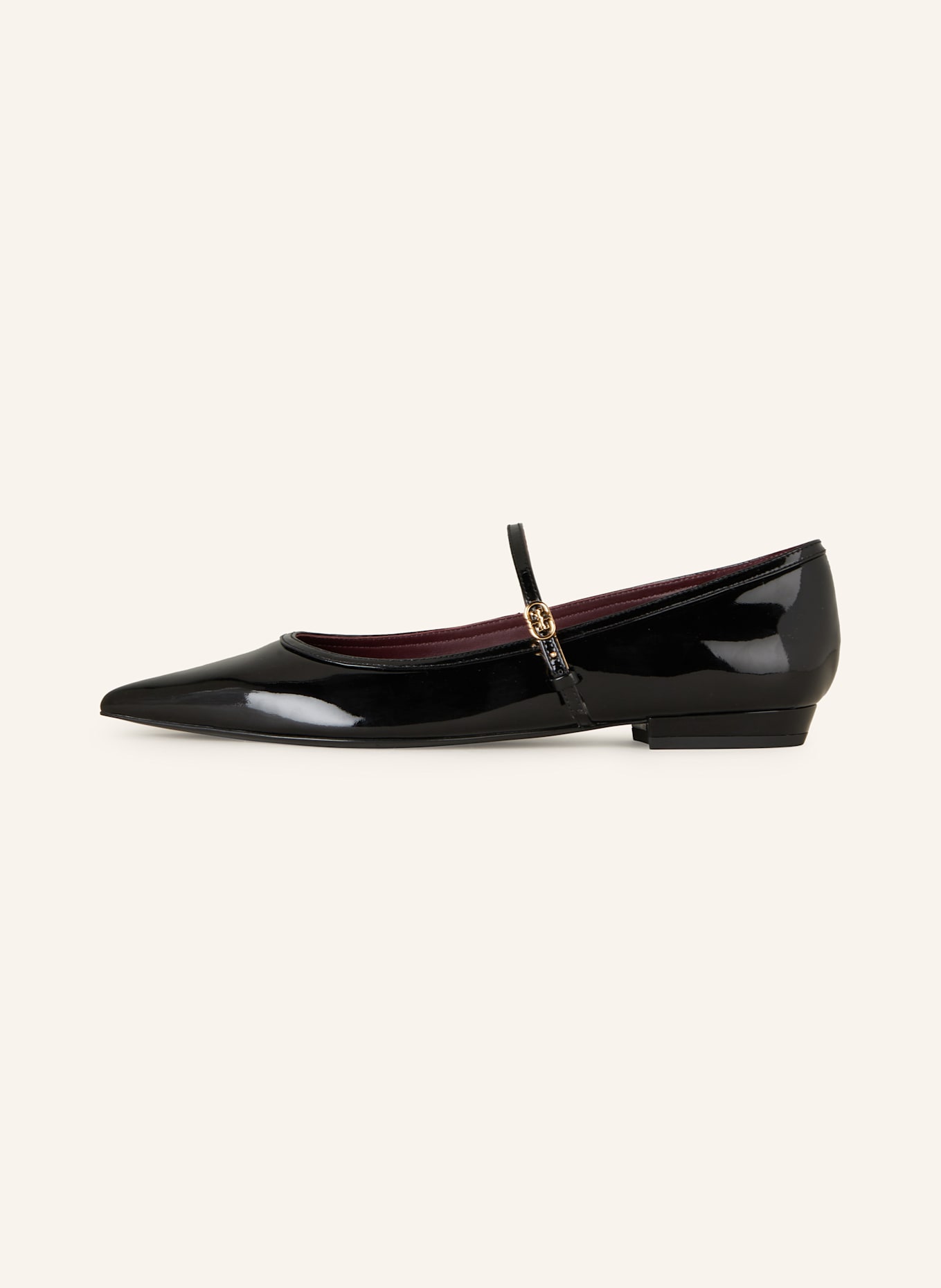 TORY BURCH Mary Jane ballet flats: BLACK