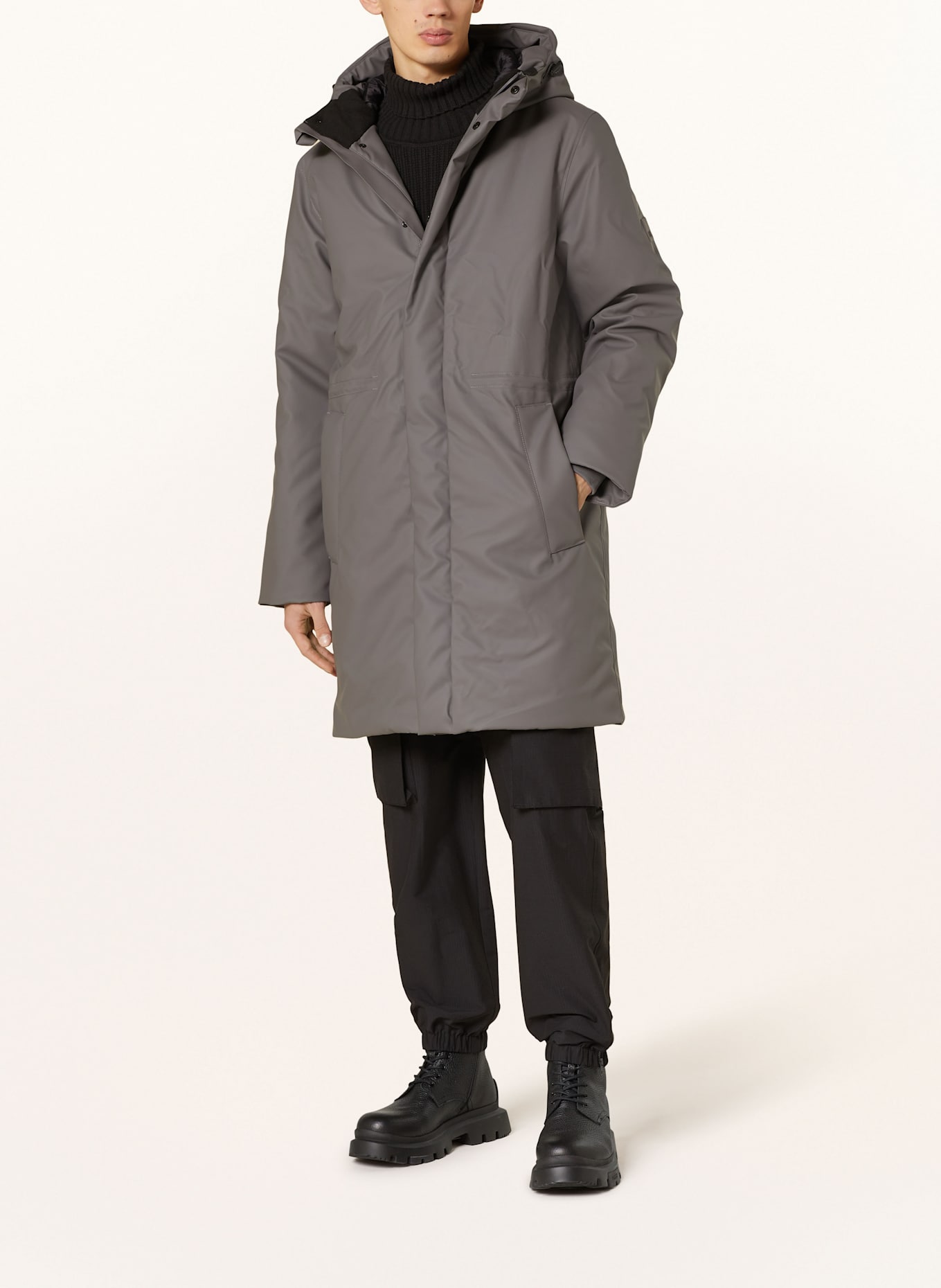 RAINS Regenjacke ASKIM: GRAU