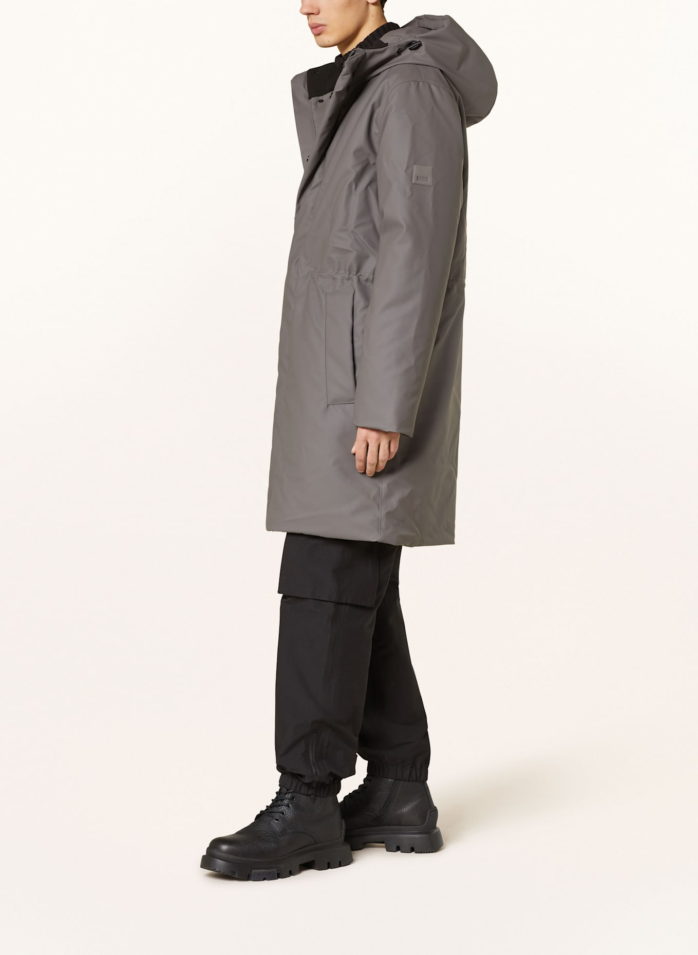 RAINS Regenjacke ASKIM: GRAU