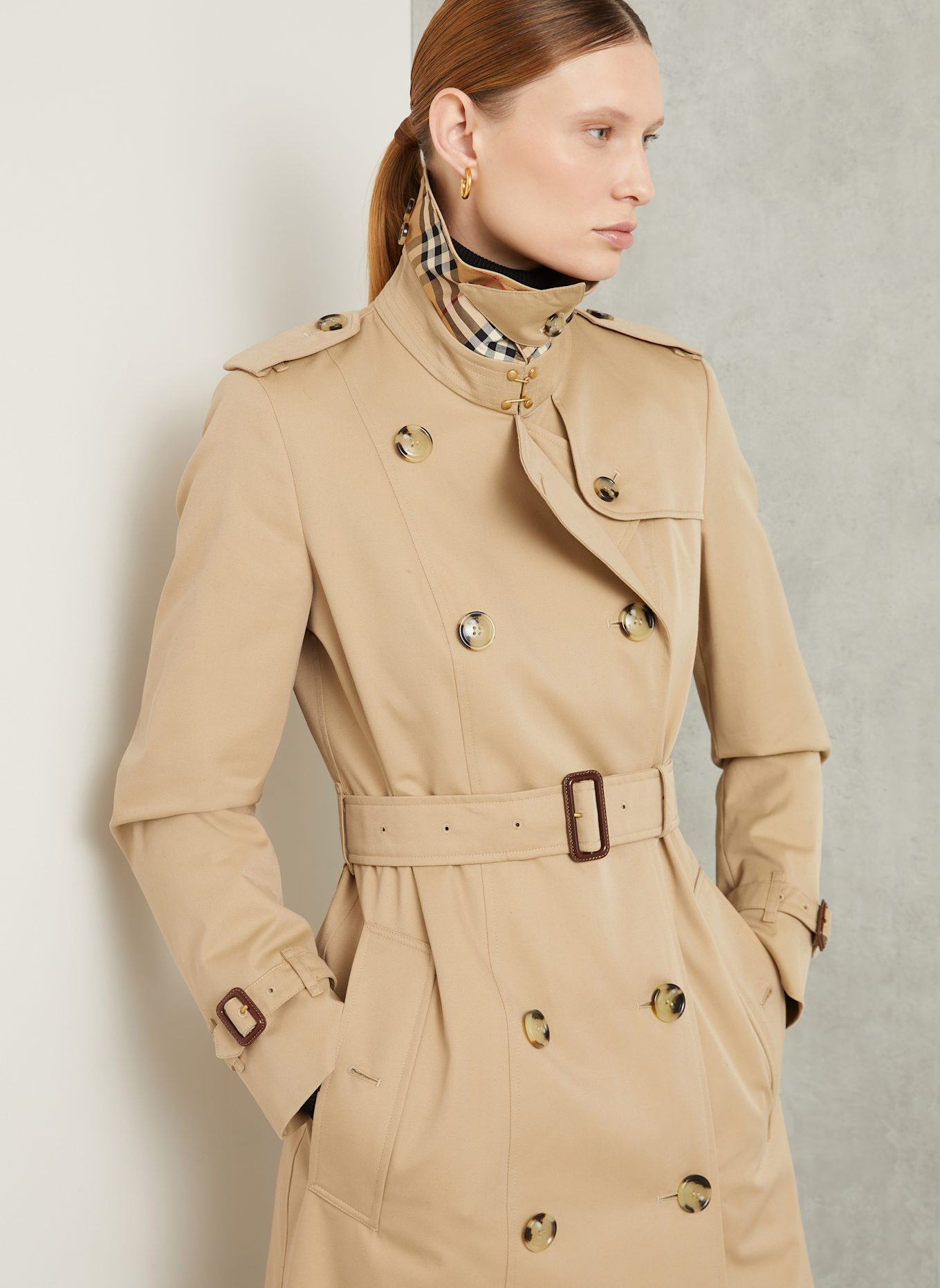 BURBERRY Trencz: BEŻOWY