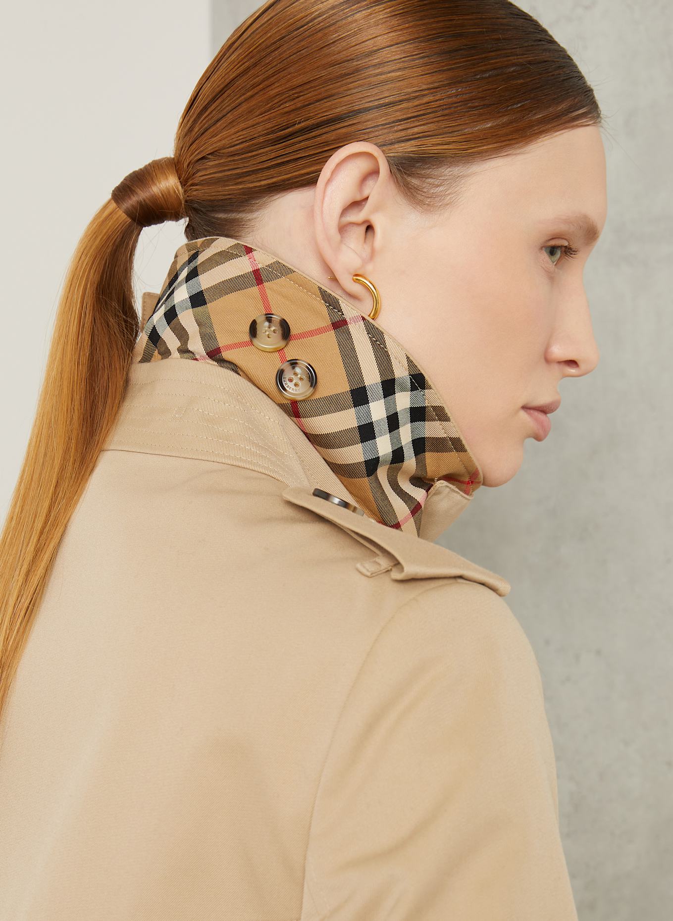 BURBERRY Trencz: BEŻOWY