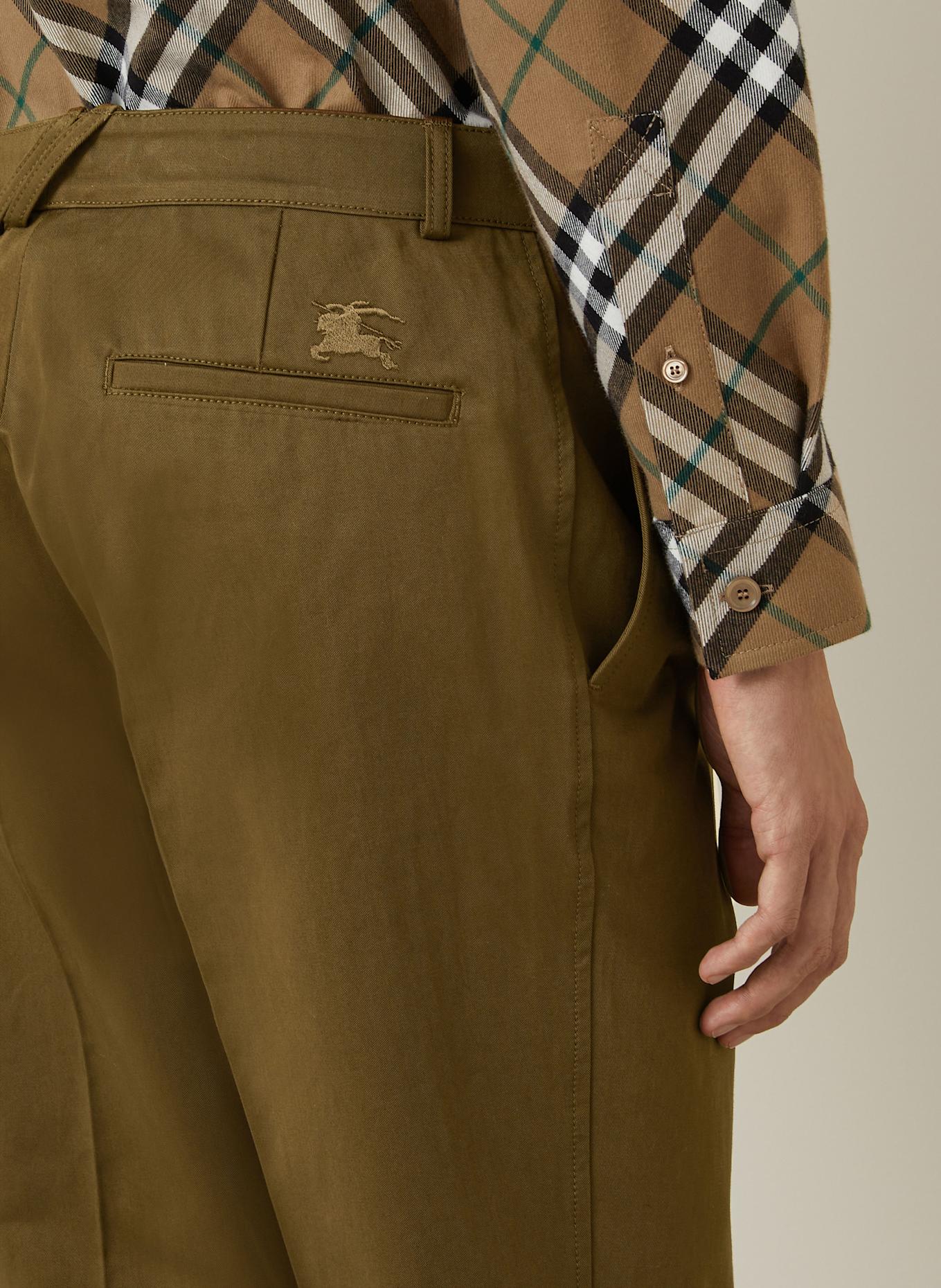 BURBERRY Chinos in khaki