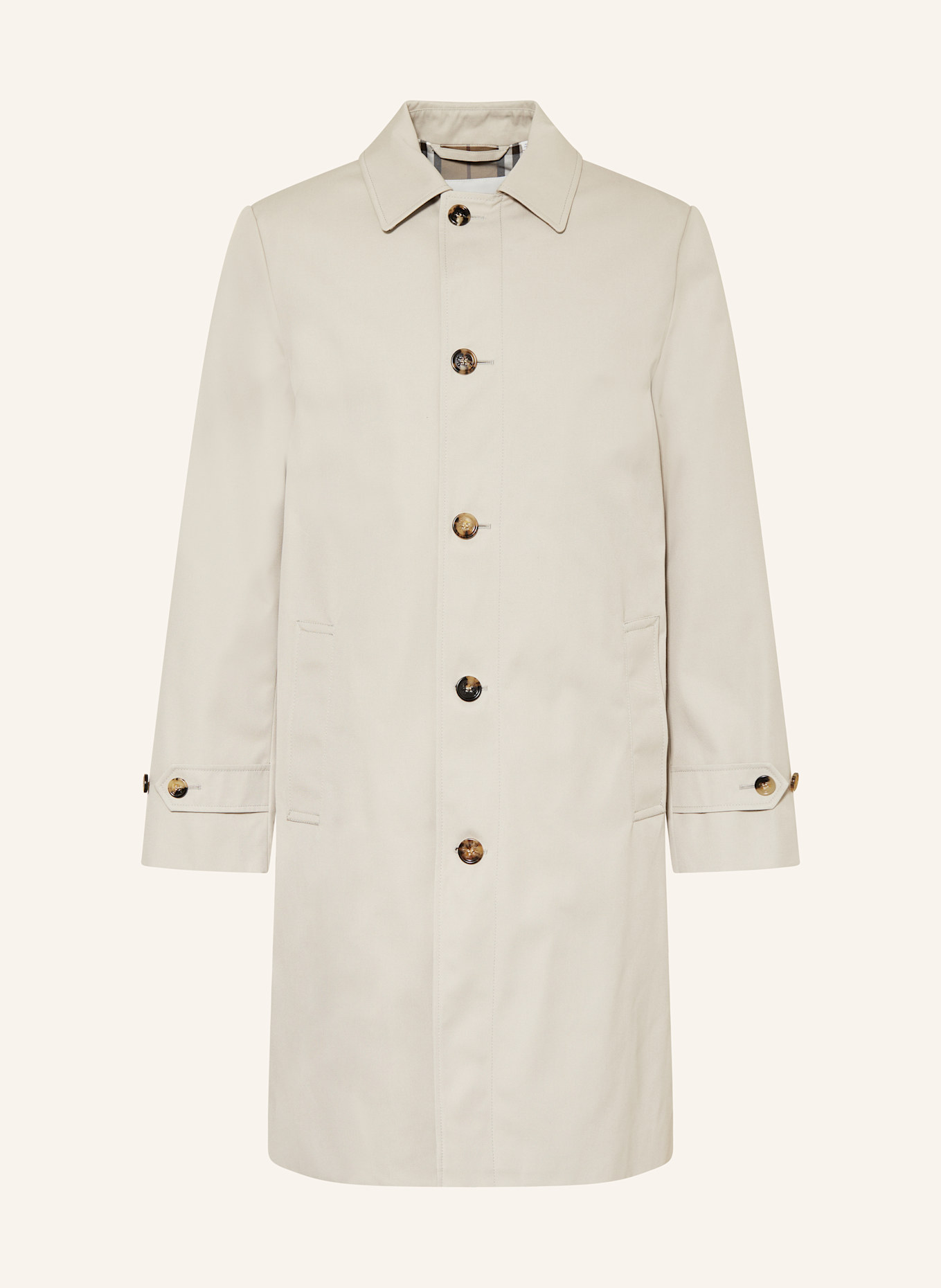Burberry light coat best sale